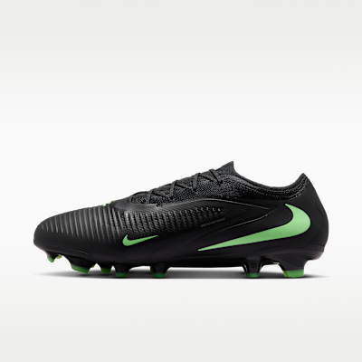 Nike Phantom 6 Low Pro — Black/Black/Illusion Green