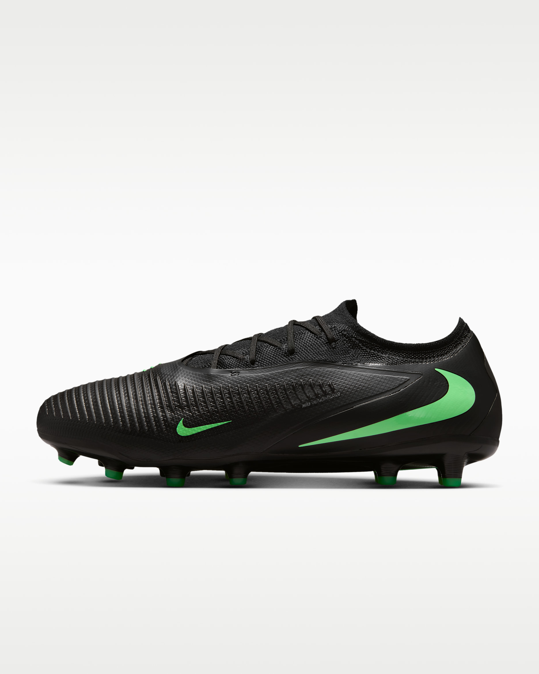 Nike Phantom 6 Low Pro — Black/Black/Illusion Green