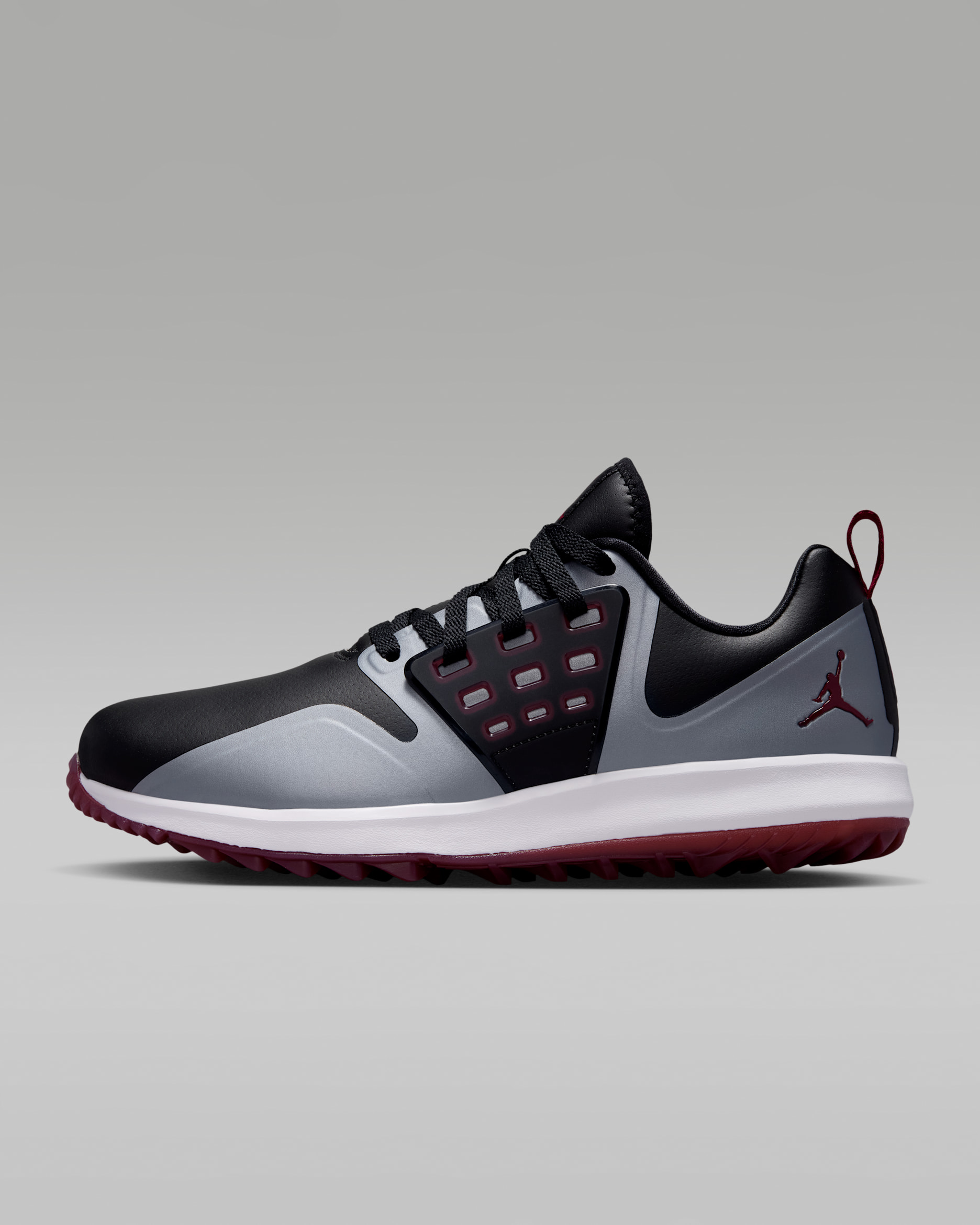 Jordan Grind — Black/Metallic Cool Grey/Team Red