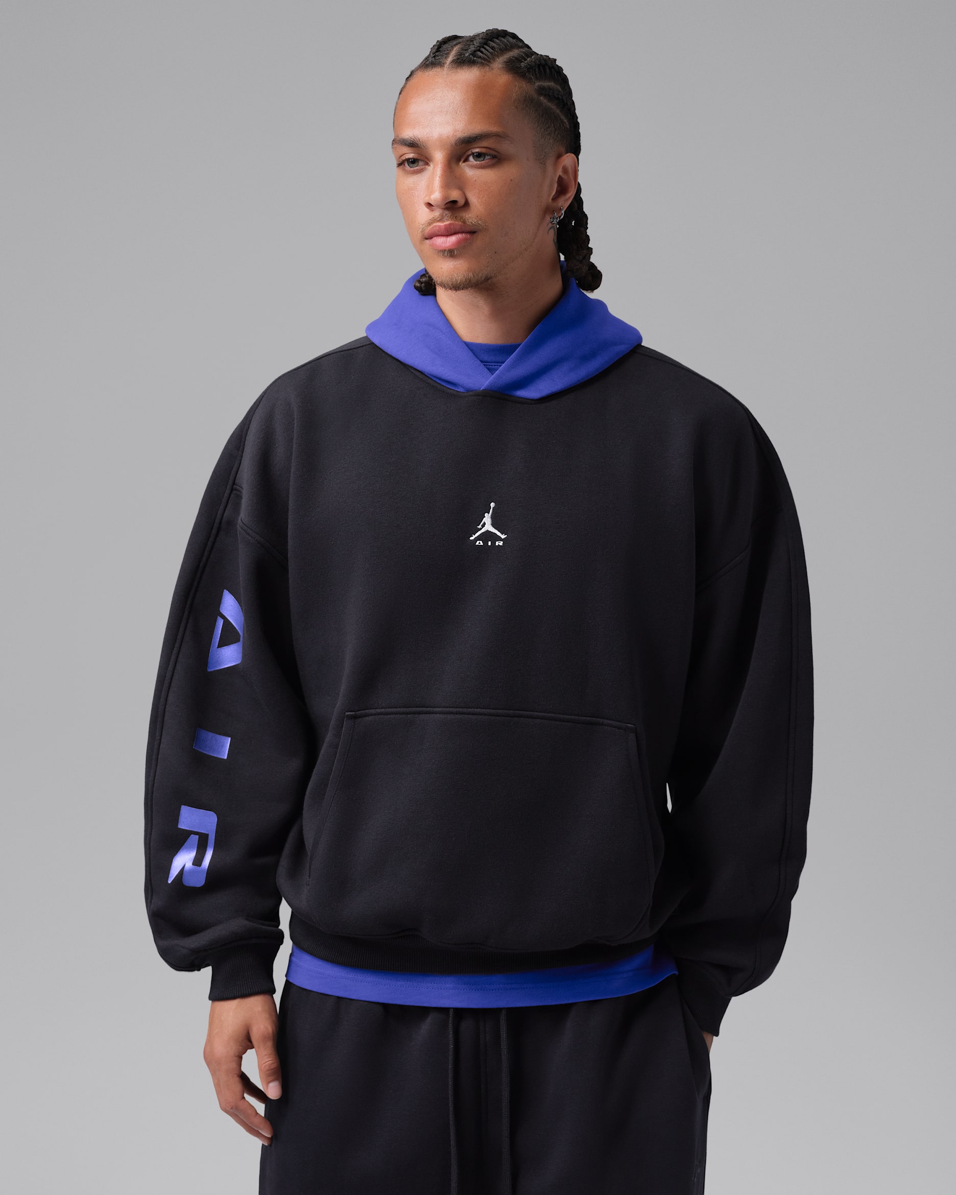 Jordan Brooklyn — Black/Light Concord/White