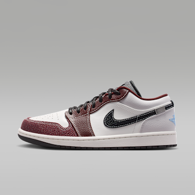Air Jordan 1 Low — Summit White/Summit White/Mystic Dates/Black
