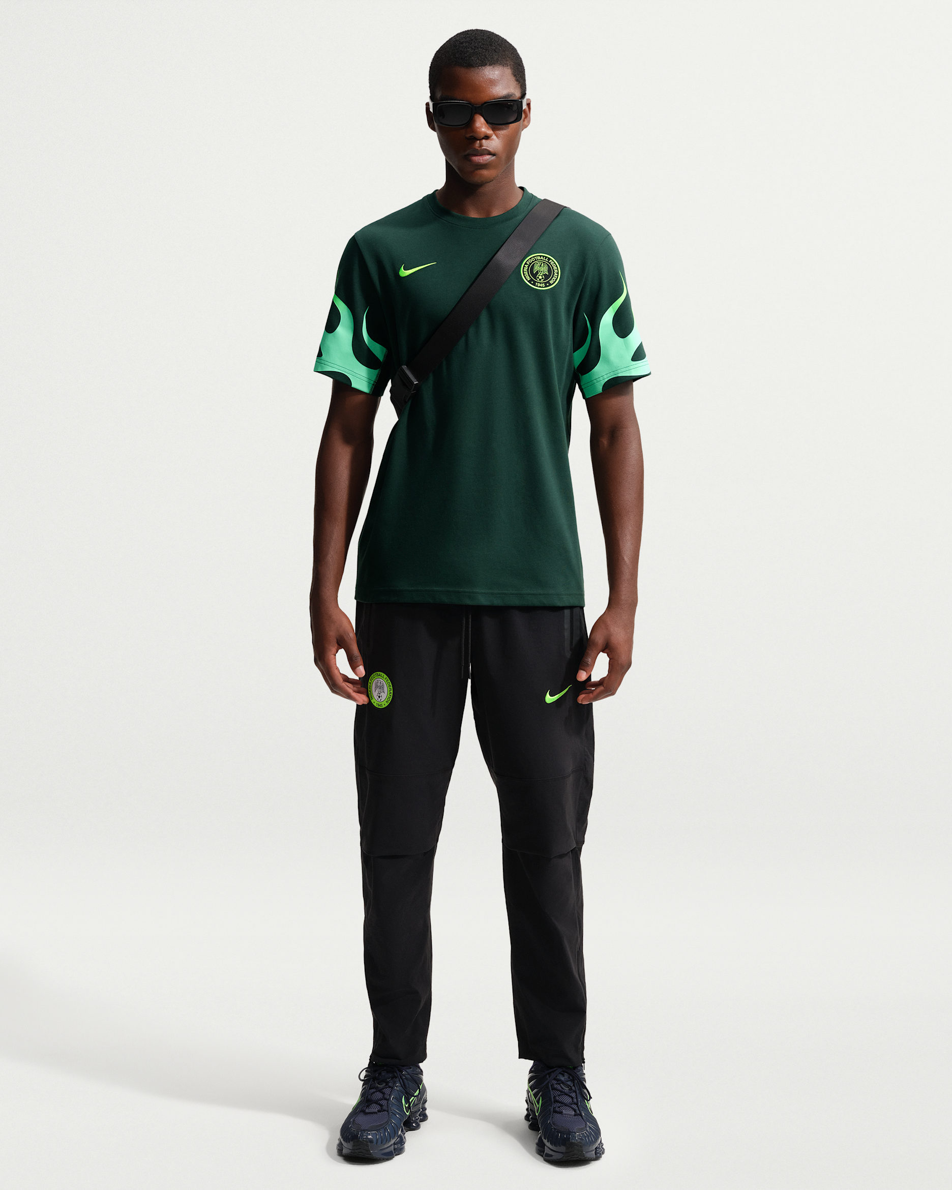 Nigeria Tech — Black/Electric Green