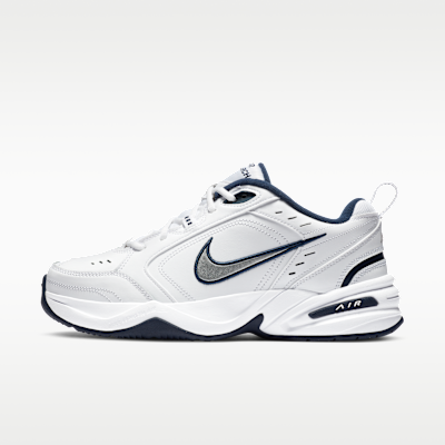 Nike Air Monarch IV — White/Metallic Silver