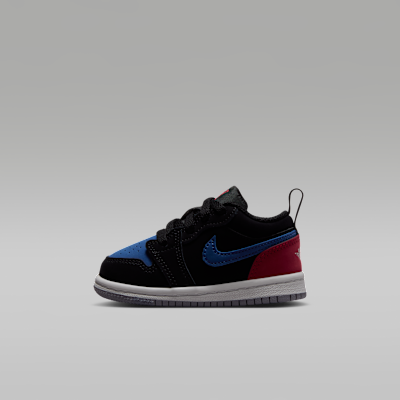 Jordan 1 Low — Black/True Blue/Varsity Red/Summit White