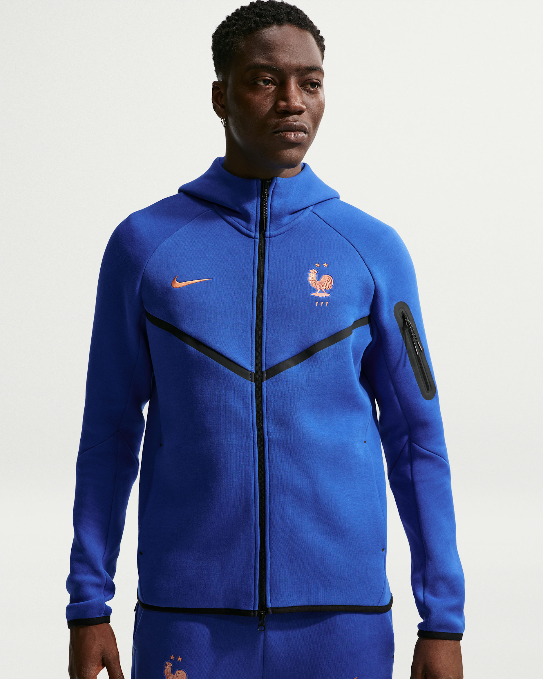 FFF Tech Fleece Windrunner — Game Royal/Metallic Copper