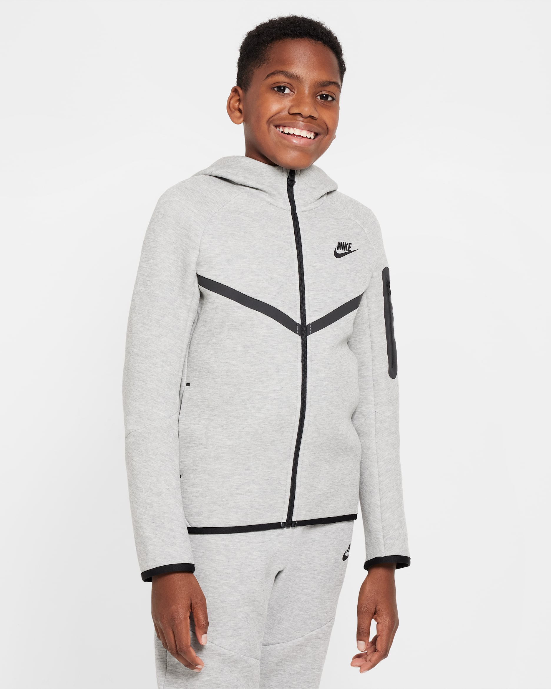 Nike Sportswear Tech Fleece — Dark Grey Heather/Dark Grey Heather/Black/Black