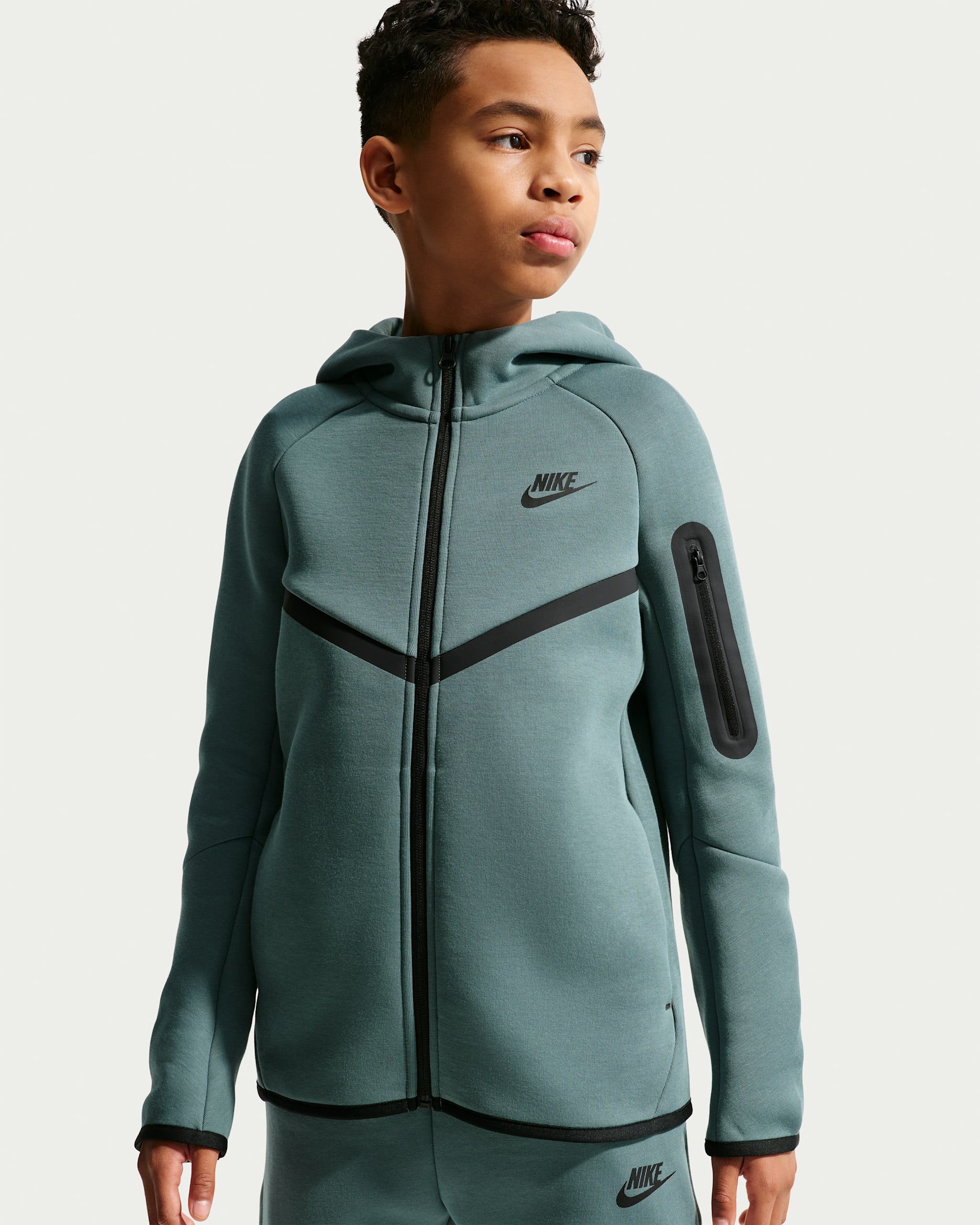 Nike Sportswear Tech Fleece — Mineral Slate/Black/Black