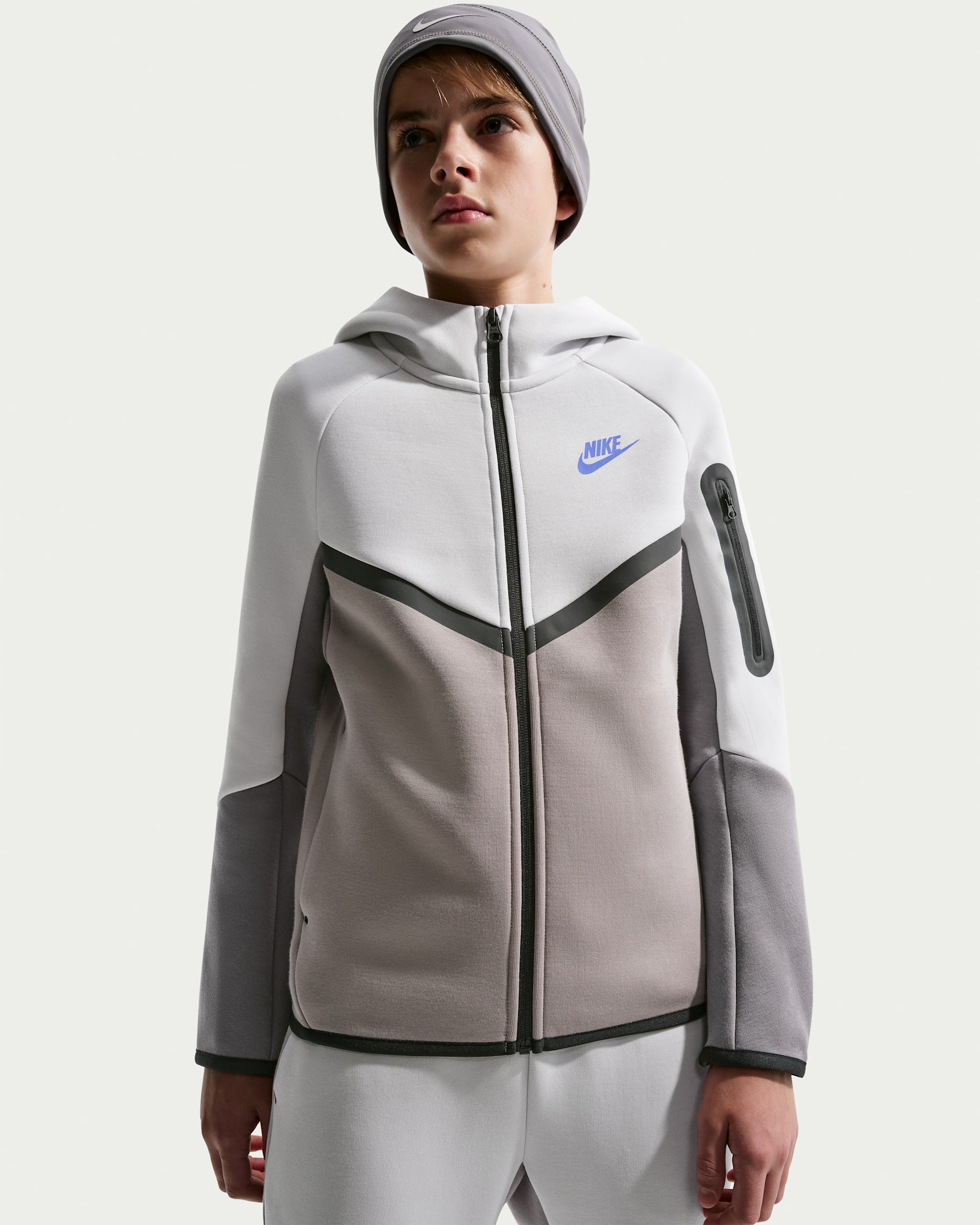 Nike Sportswear Tech Fleece — Photon Dust/College Grey/Pencil Point/Sapphire