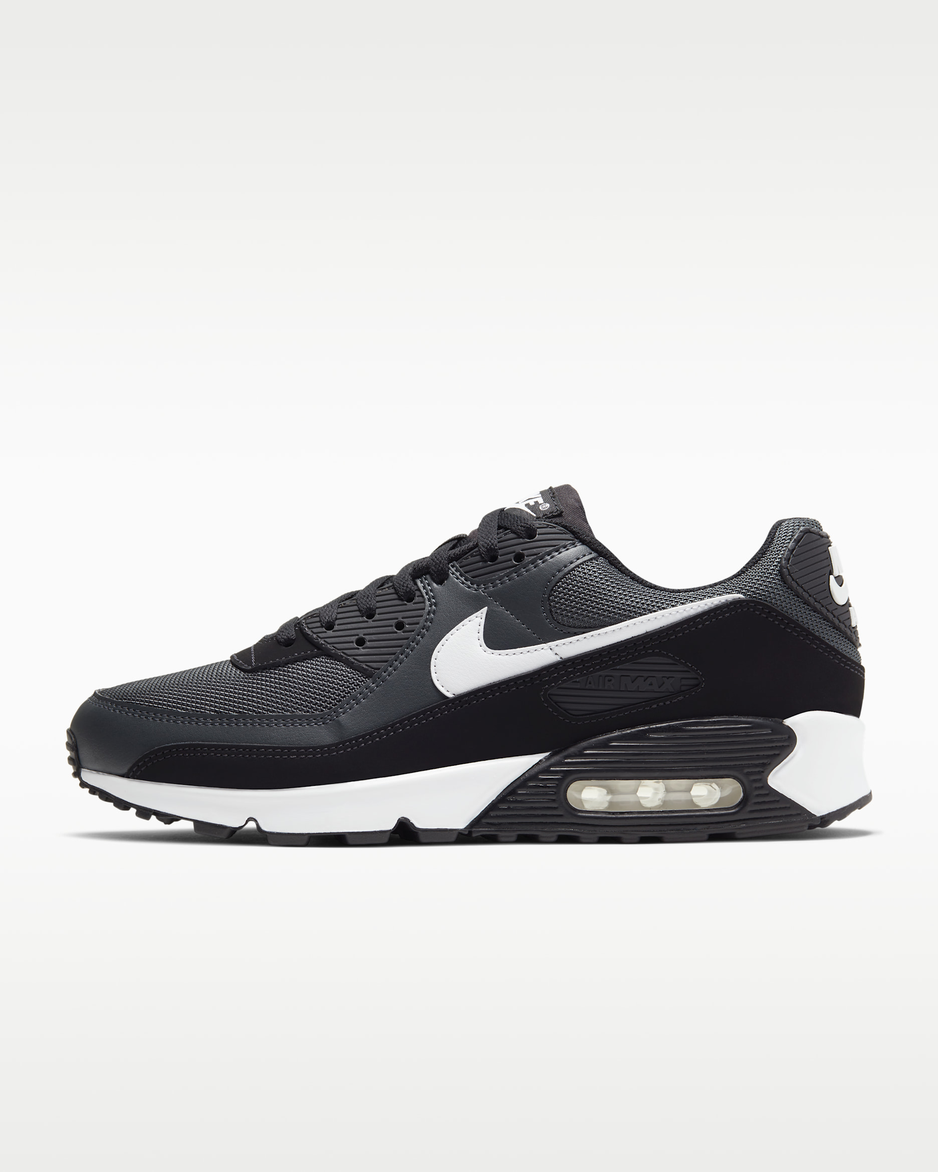 Nike Air Max 90 — Iron Grey/Dark Smoke Grey/Black/White