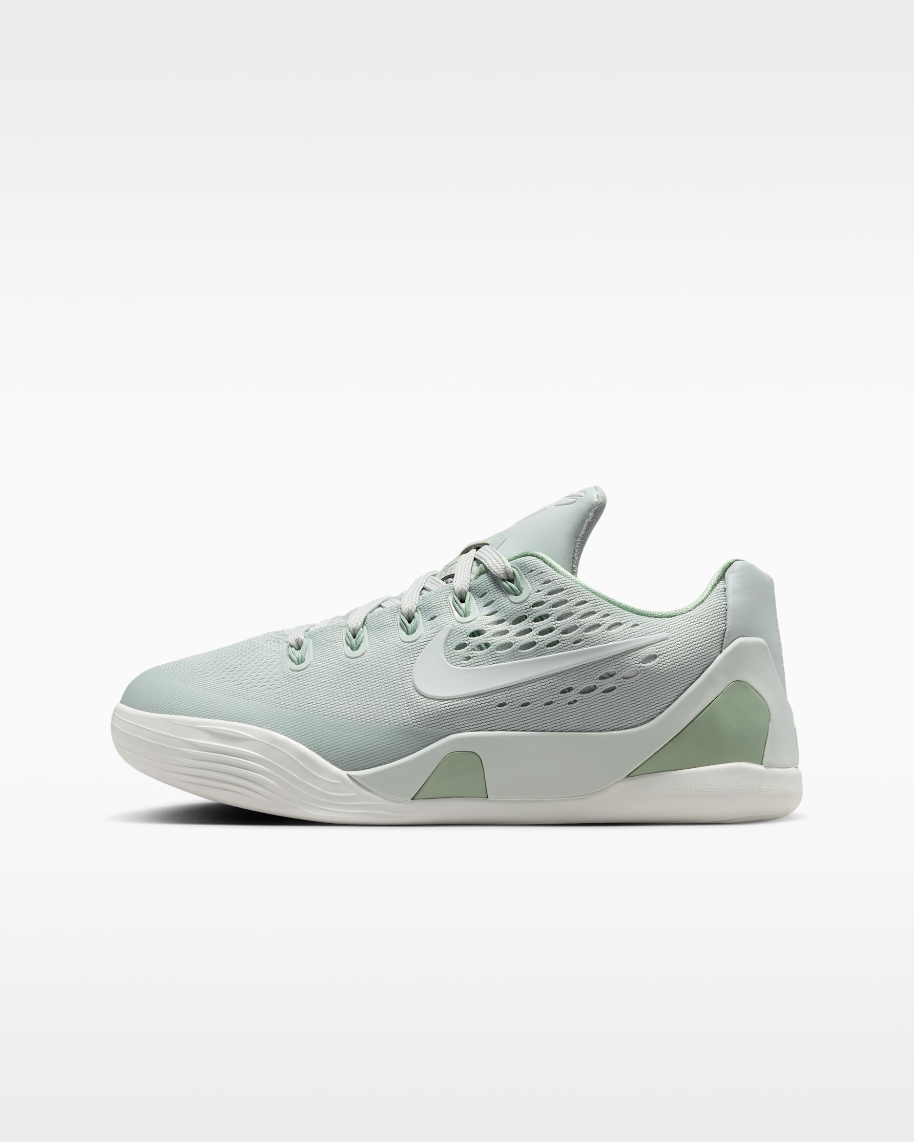 Kobe IX Low EM — Light Silver/Summit White/Steam