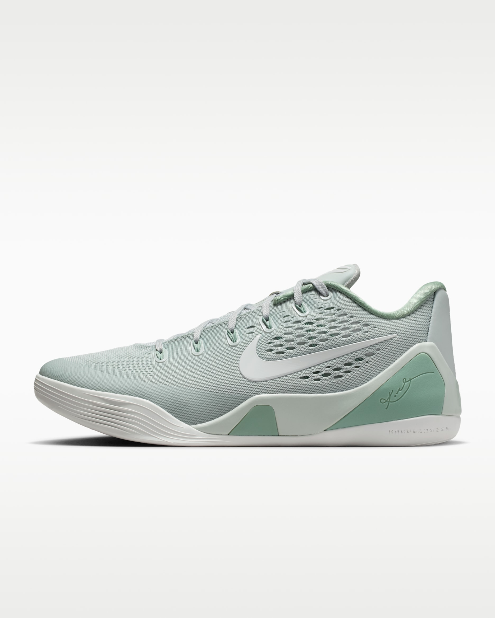 Kobe IX Elite Low EM Protro — Light Silver/Summit White/Steam