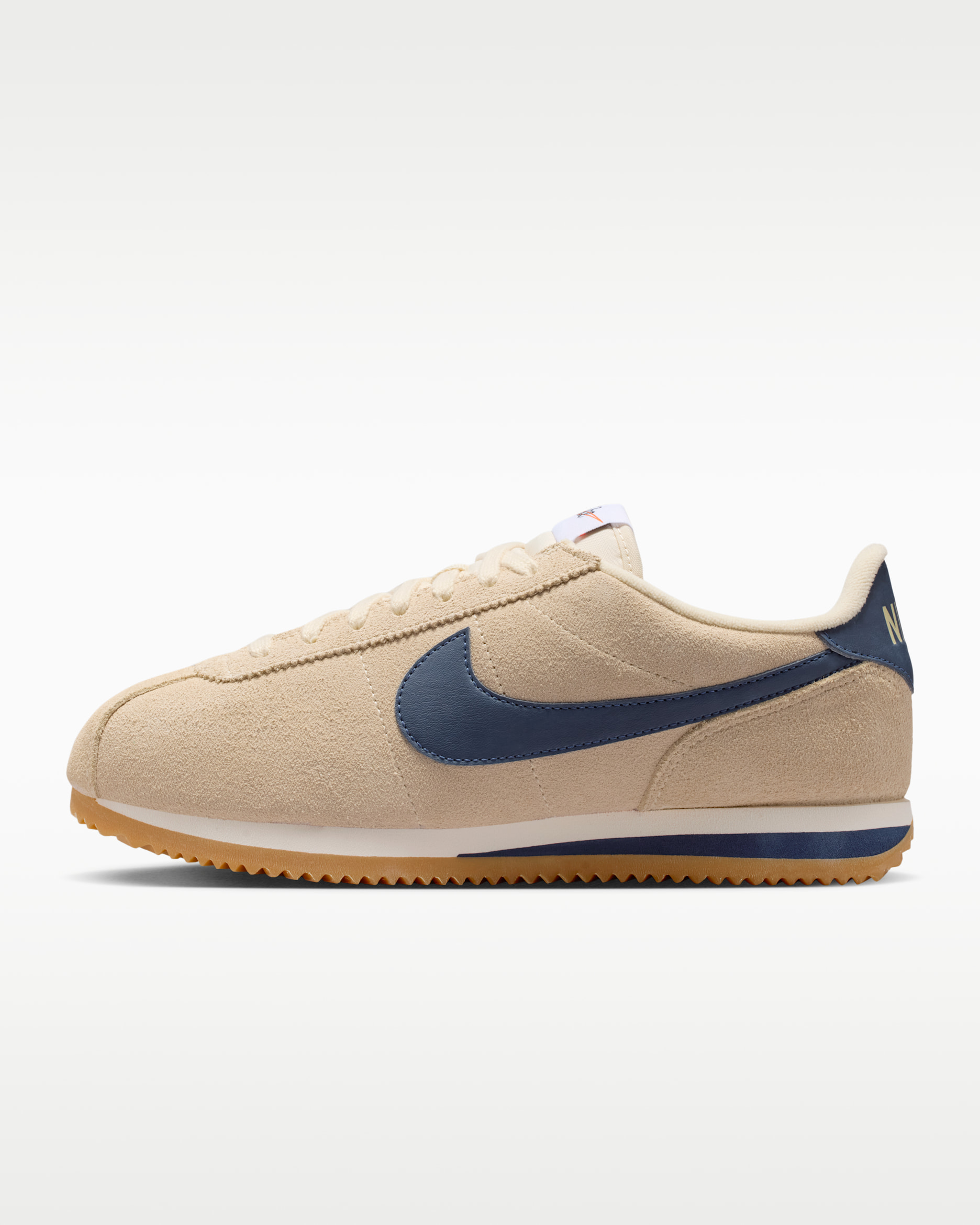 Nike Cortez — Beach/Sail/Gum Light Brown/Midnight Navy