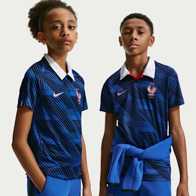 France National Team 2026 Stadium Home — Game Royal/Blackened Blue/White/Metallic Copper