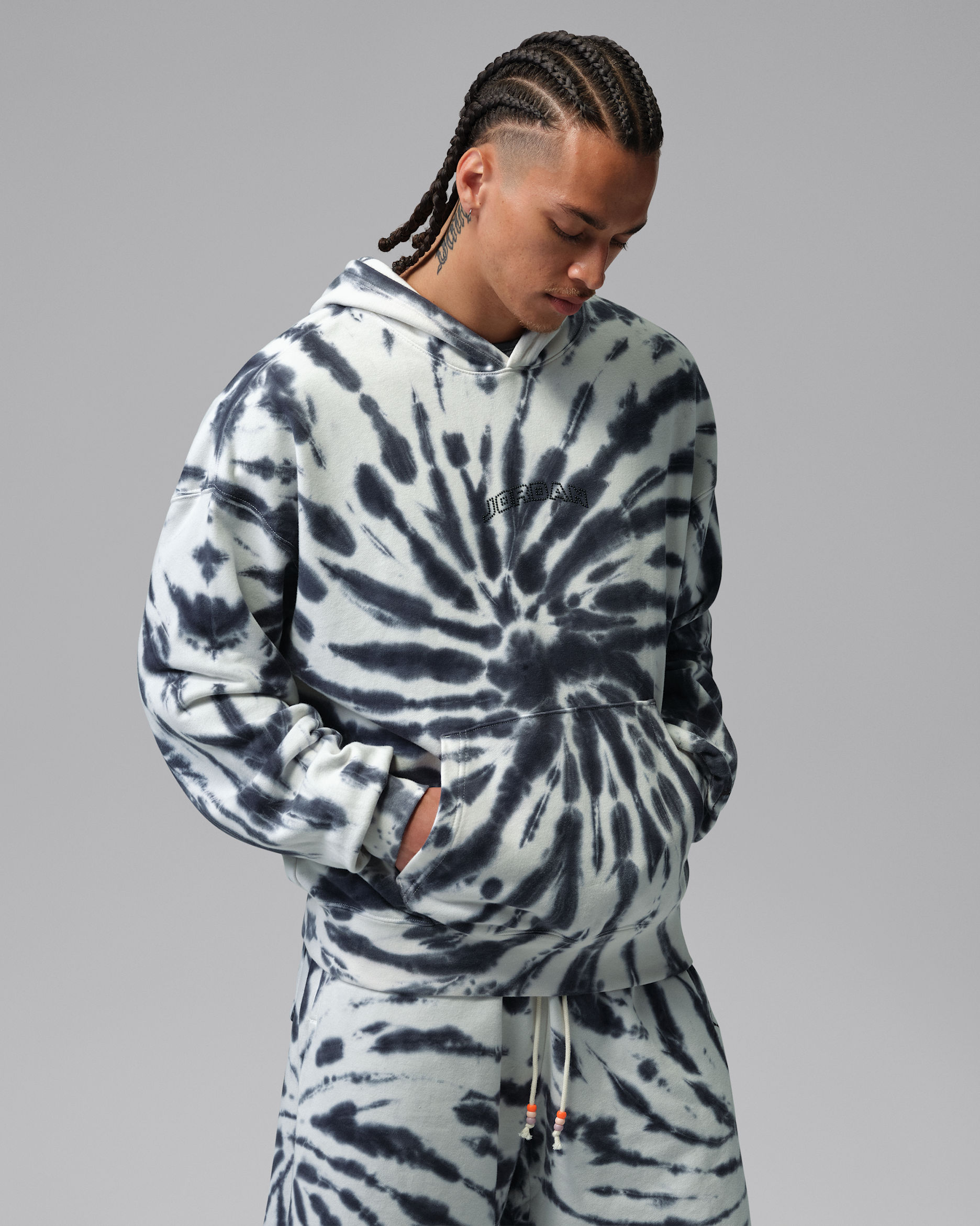 Jordan Brooklyn Fleece — Sail/Off-Noir/Black