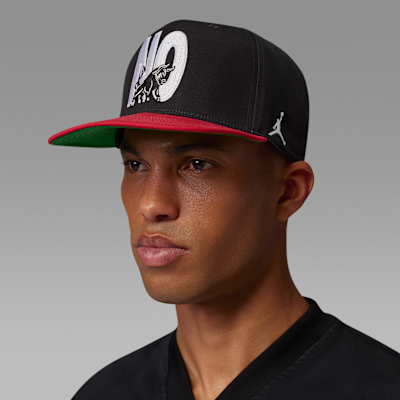 Jordan Pro — Black/Kelly Green/Varsity Red/White