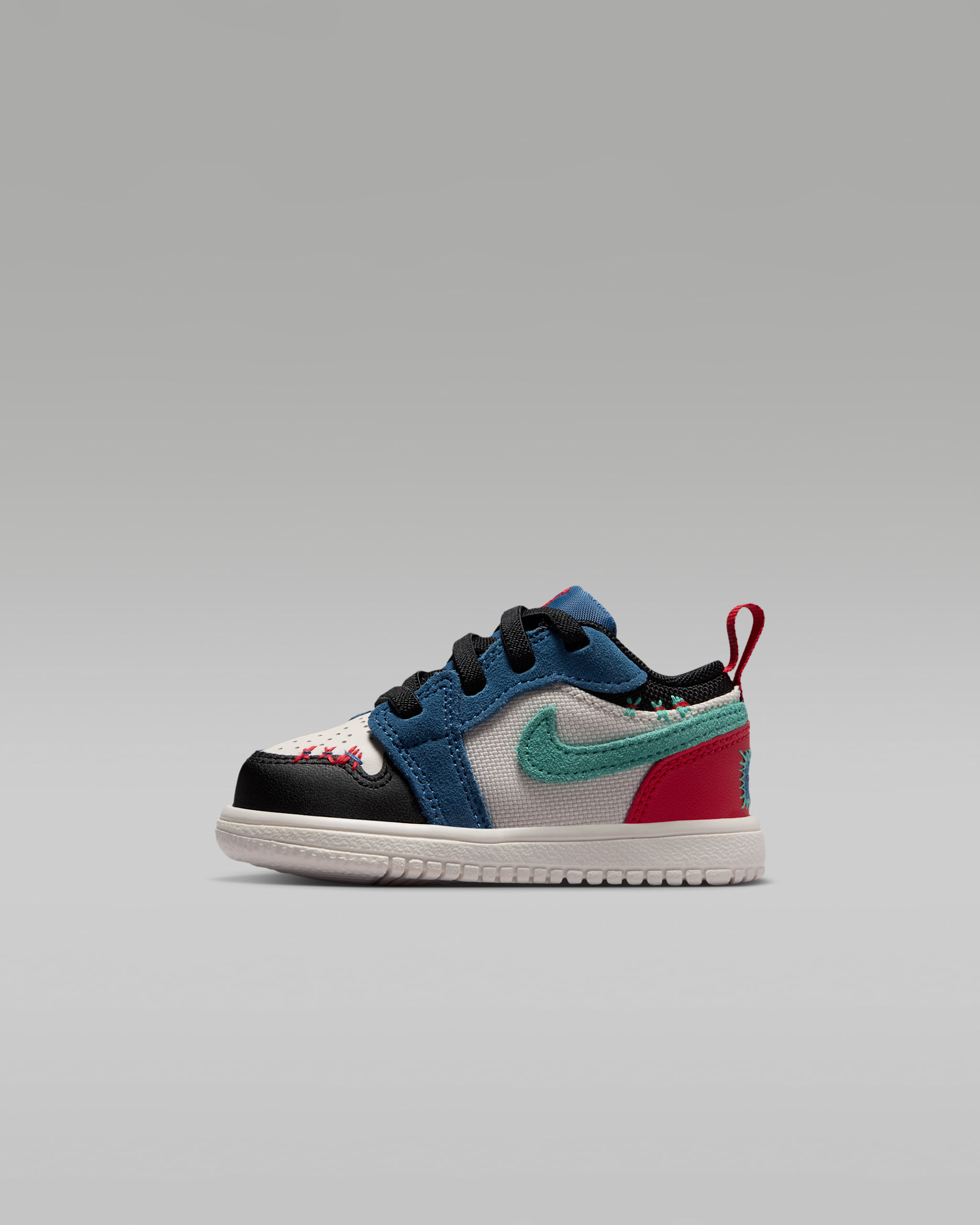 Jordan 1 Low Alt SE — True Blue/University Red/Kinetic Green/Black