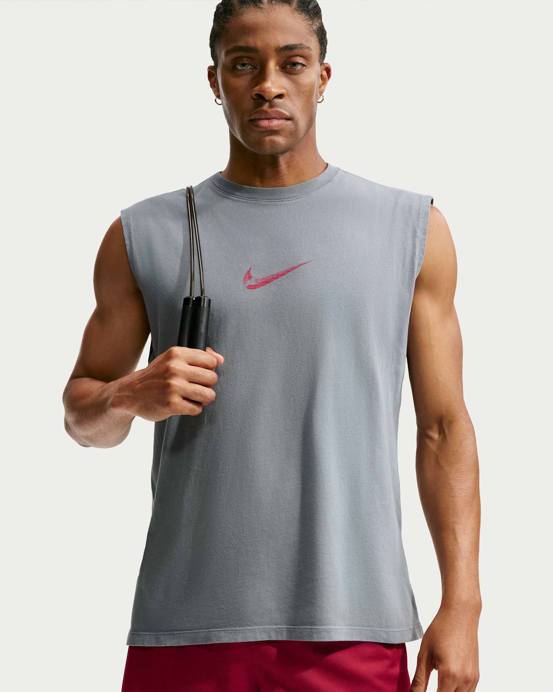 Nike — Smoke Grey/Tough Red