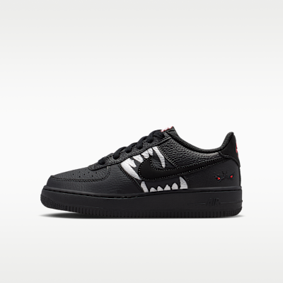 Nike Air Force 1 LV8 — Black/University Red/Metallic Silver/Black