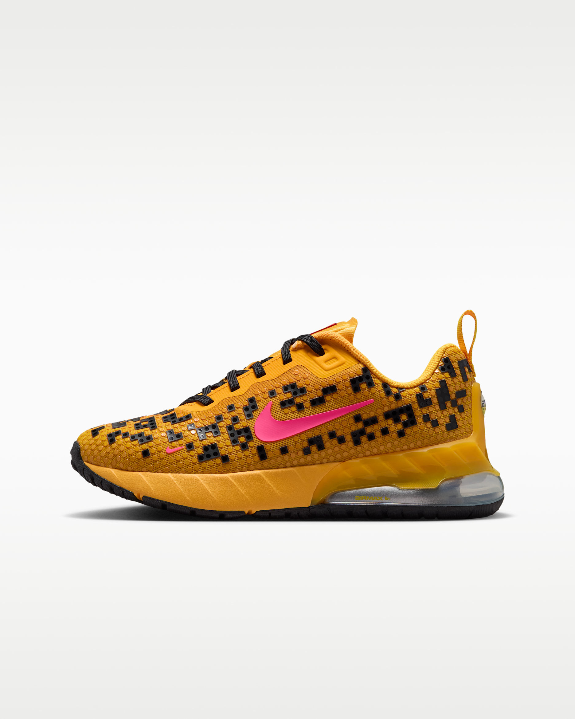 Nike Air Max Phoenix x LEGO® Collection — University Gold/Black/Metallic Silver/Hyper Pink