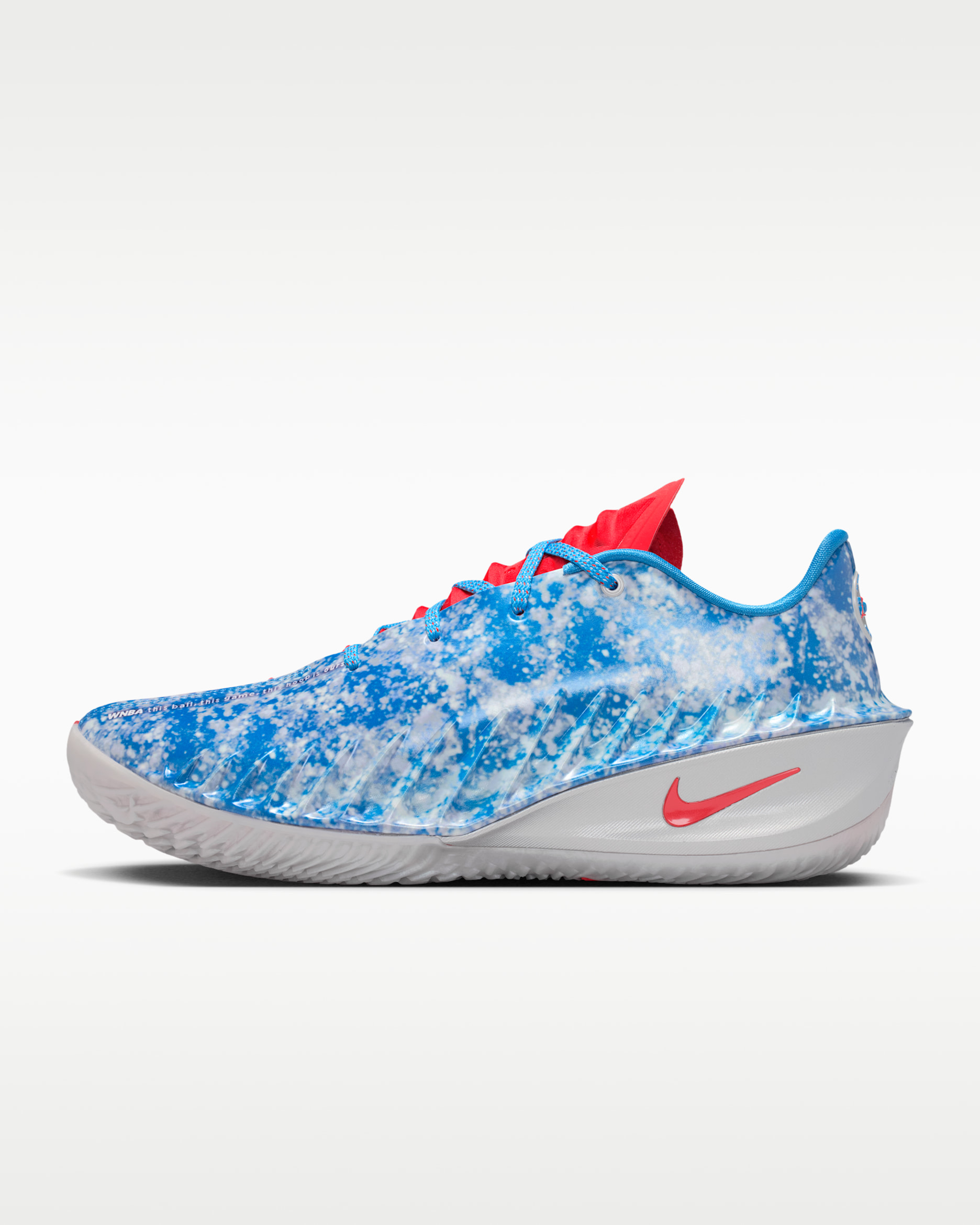Nike G.T. Cut 4 'WNBA 30th' — Light Photo Blue/Metallic Silver/White/Action Red