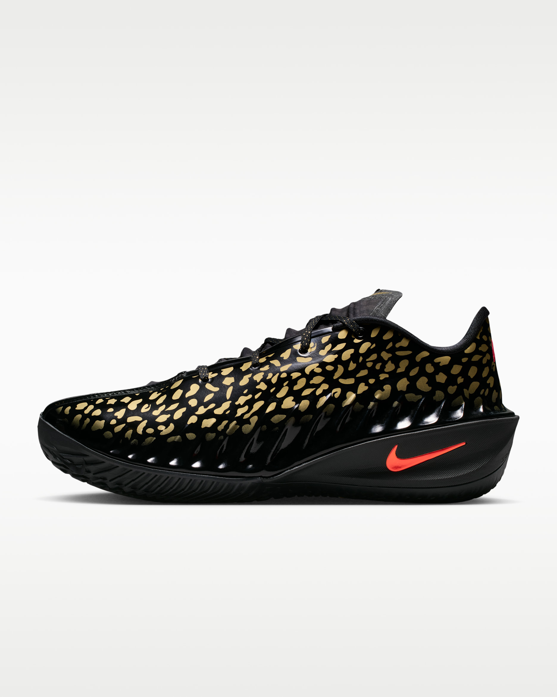 Nike G.T. Cut 4 'Victor Wembanyama' — Black/Metallic Gold/Bright Crimson