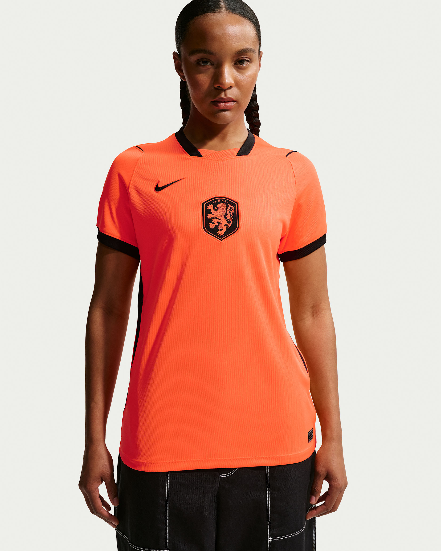 Netherlands National Team 2026 Stadium Home — Hyper Crimson/Black