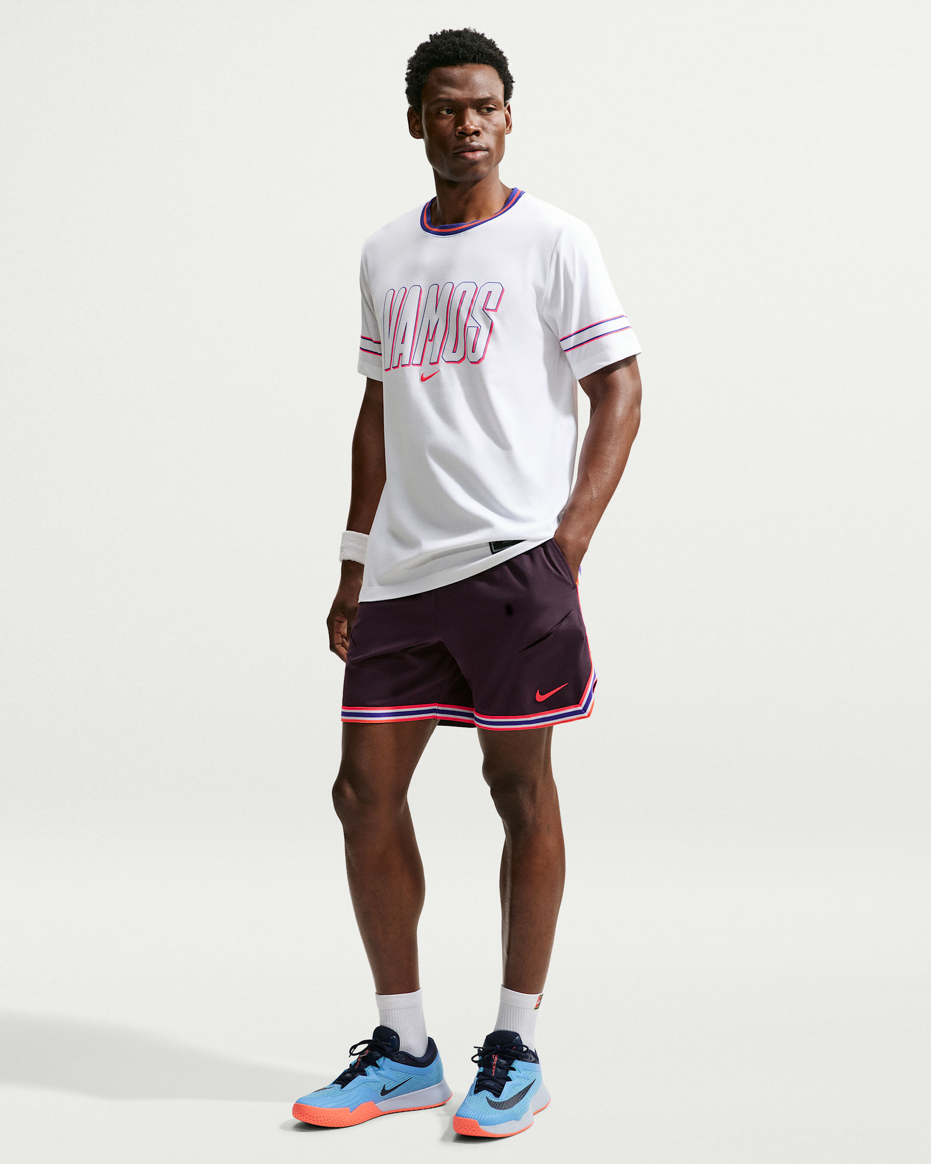 NikeCourt Slam — Burgundy Ash/Bright Crimson