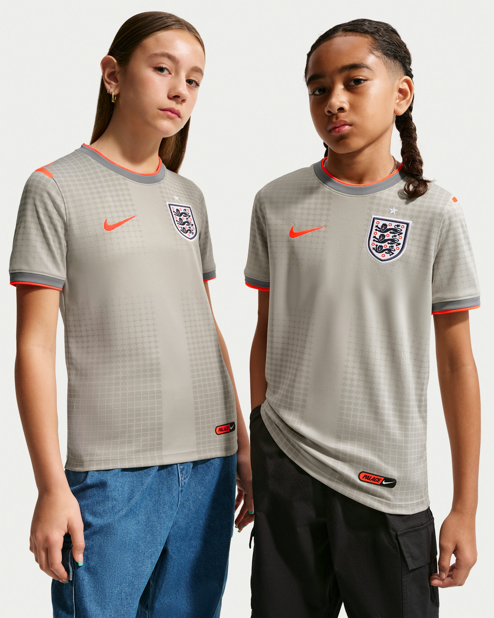 England x Palace — Pewter Grey/Bright Crimson/Bright Crimson