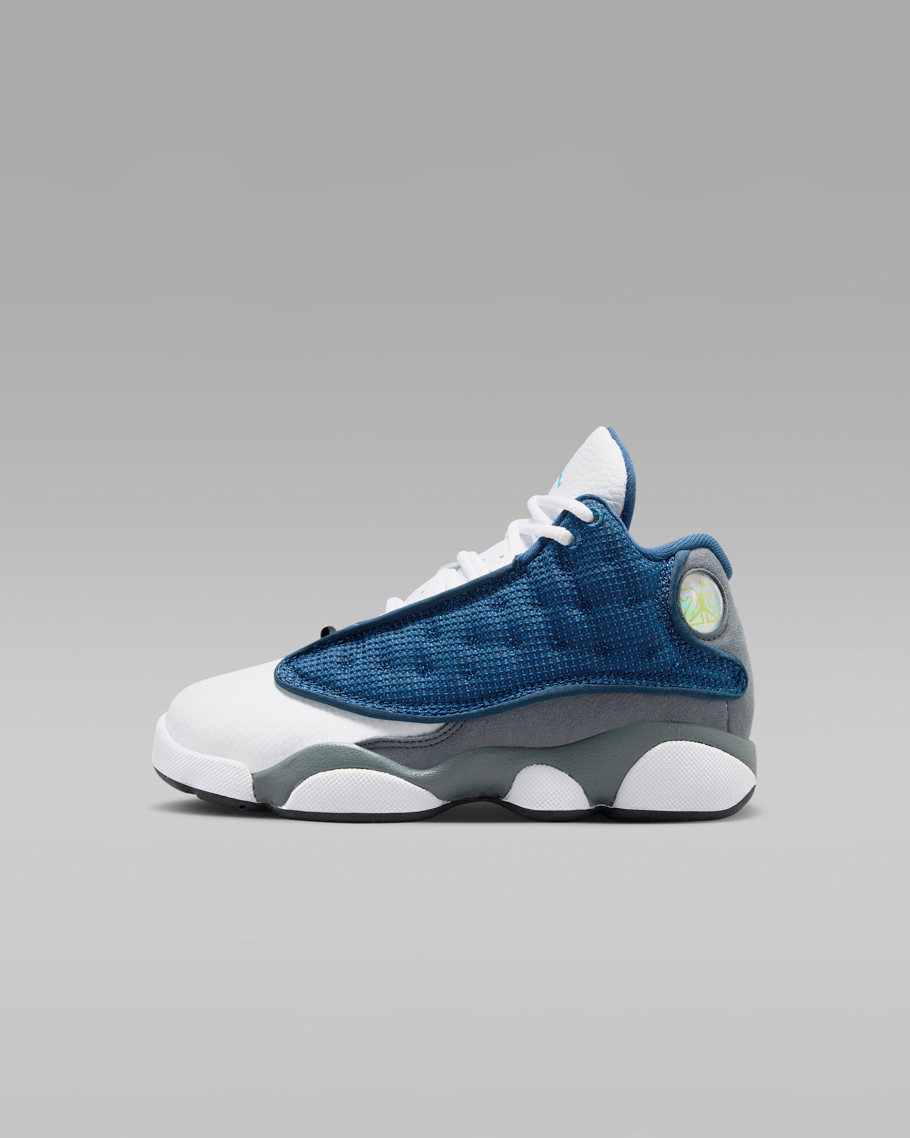 Jordan 13 Retro 'Flint' — Navy/Flint Grey/White/University Blue