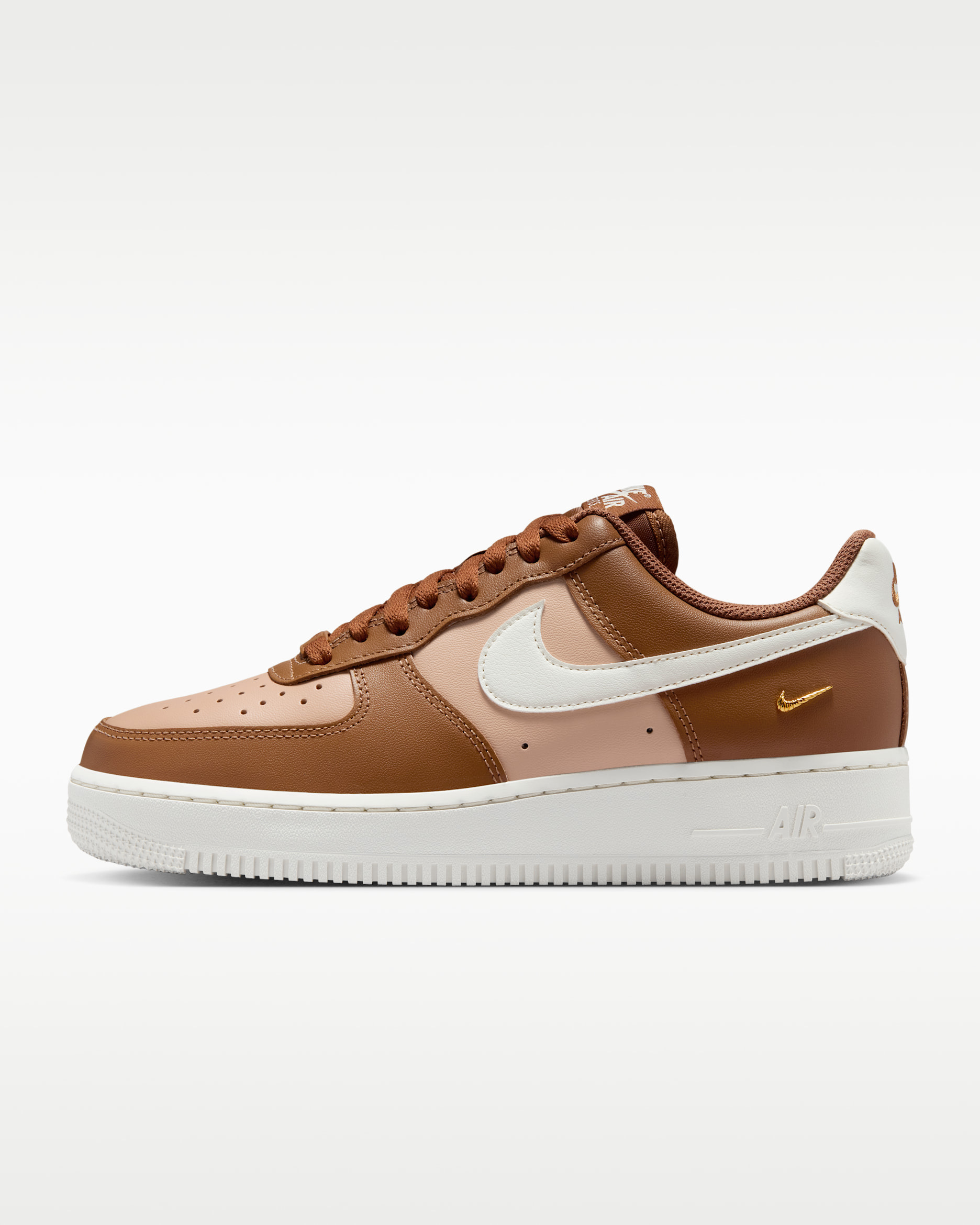 Nike Air Force 1 '07  — Light British Tan/Hemp/Metallic Gold/Sail