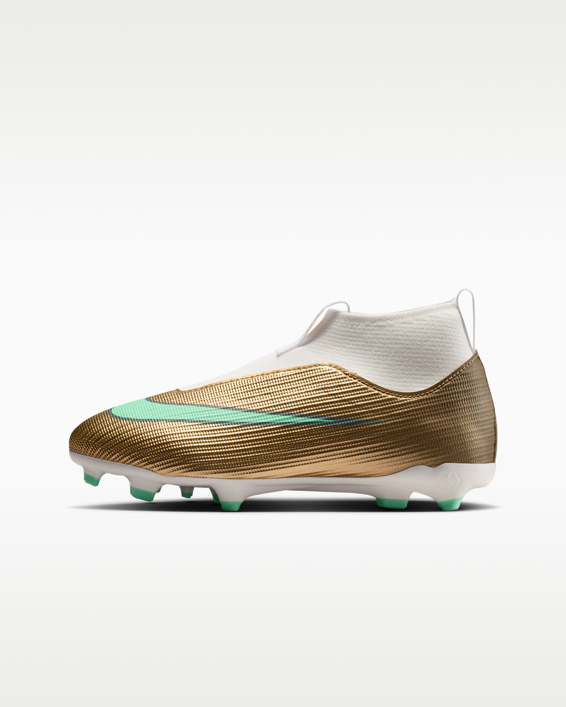 Nike Jr Mercurial Superfly 11 Academy 'Kylian Mbappé' — Metallic Gold/Green Glow