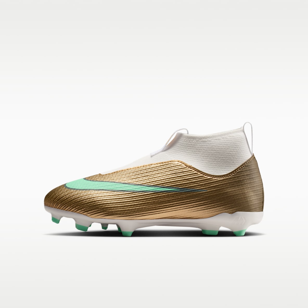 Nike Jr Mercurial Superfly 11 Academy 'Kylian Mbappé' — Metallic Gold/Green Glow