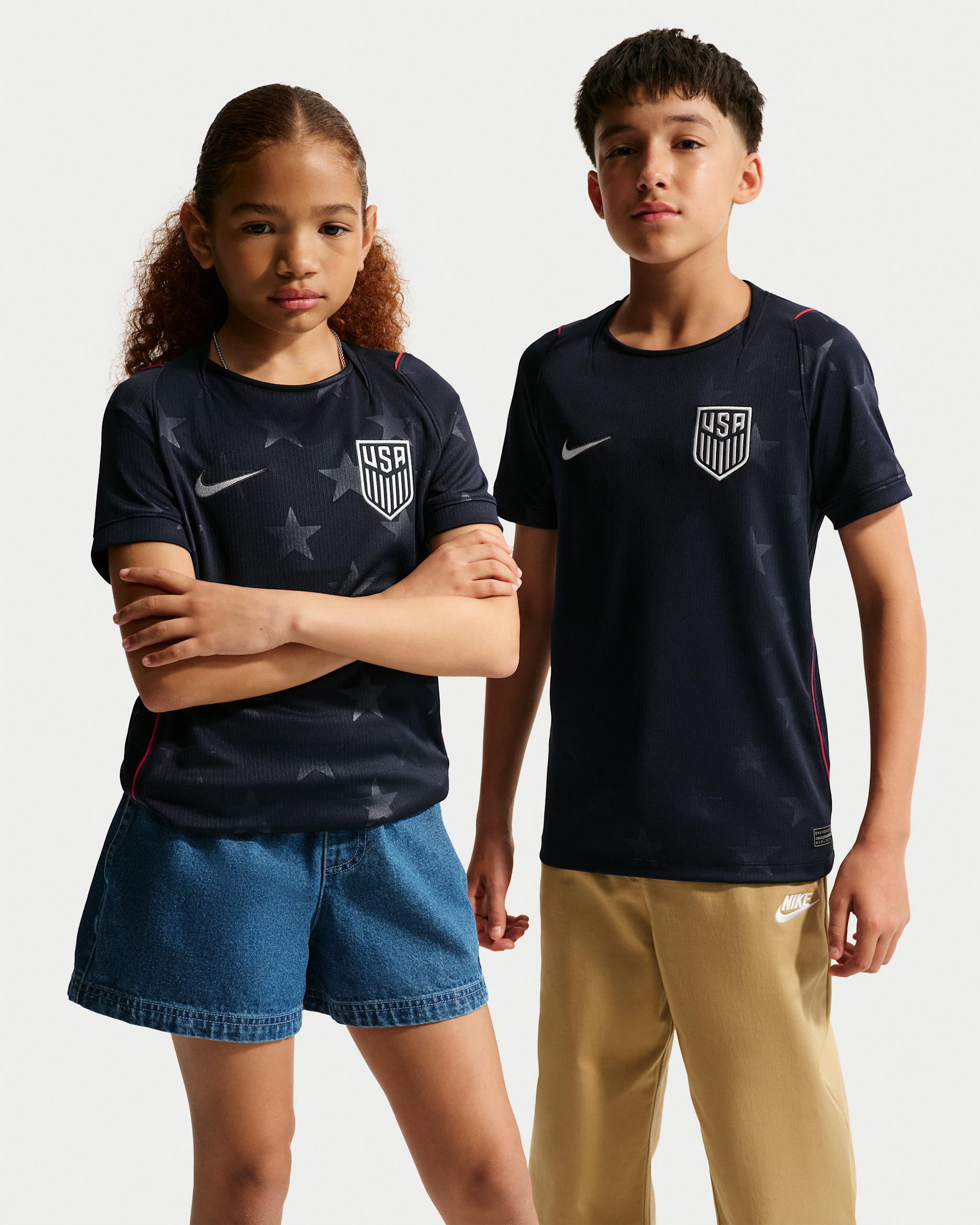 USMNT 2026 Stadium Away — Dark Obsidian/University Red/Pure Platinum