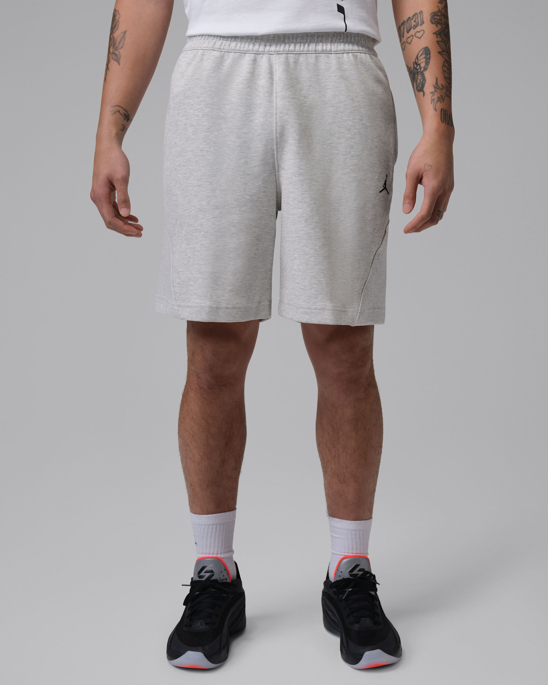 Jordan Sport Hoop Fleece — Grey Heather/Pale Grey/Black