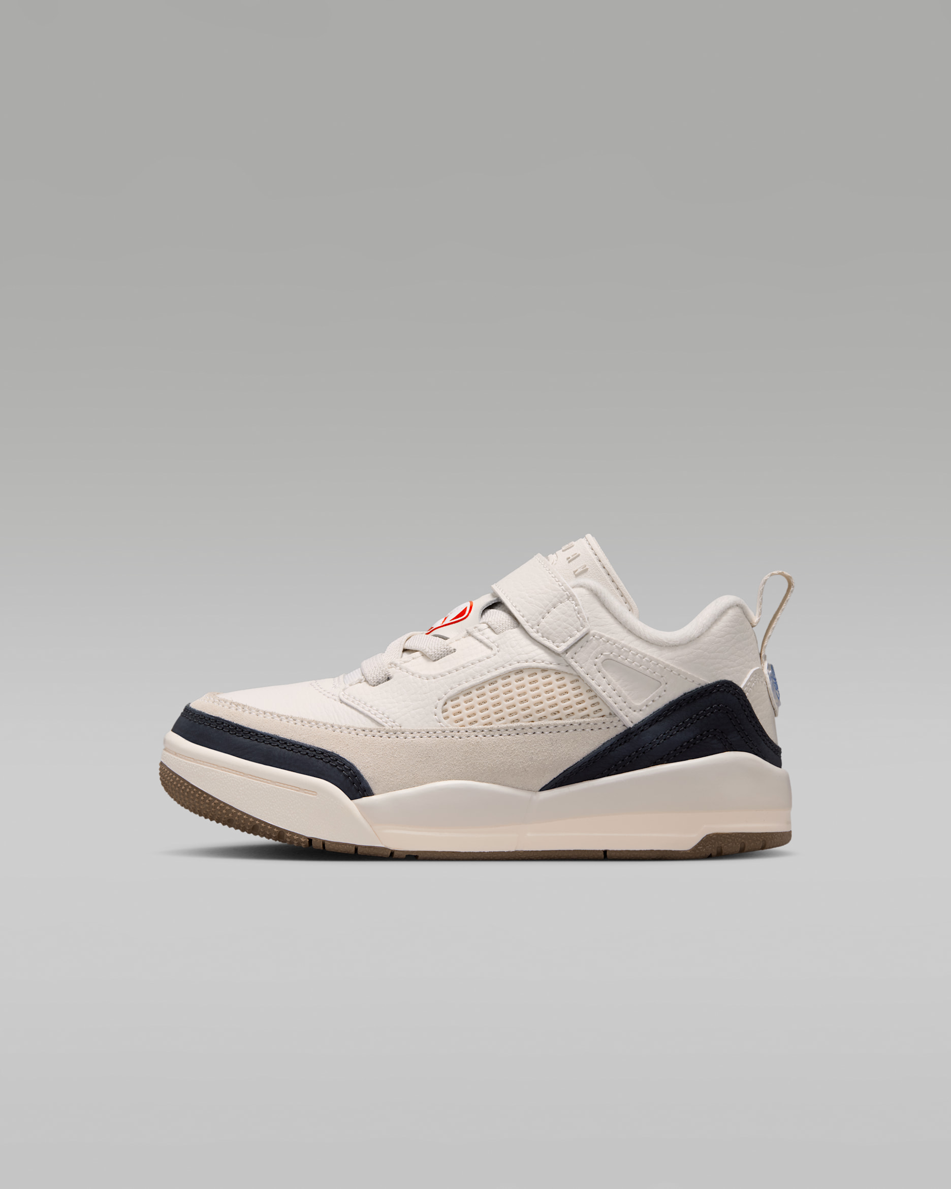 Jordan Spizike Low F.C. — Phantom/Sail/Old Royal/University Red
