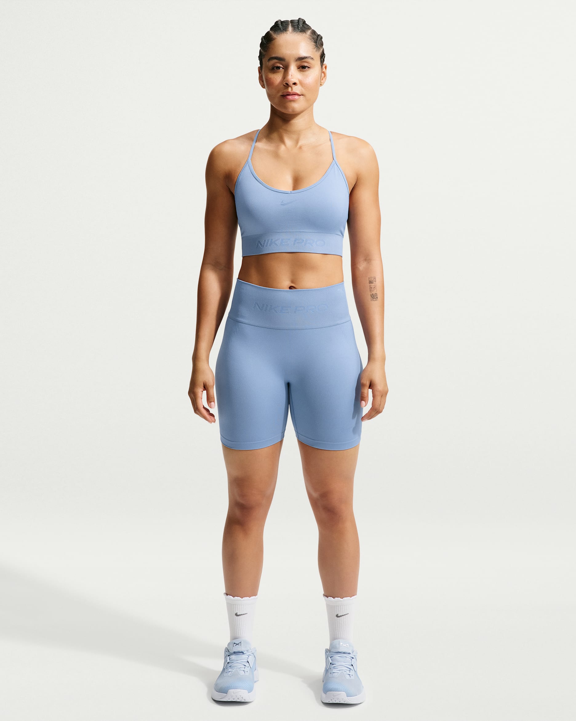 Nike Pro Seamless — Work Blue