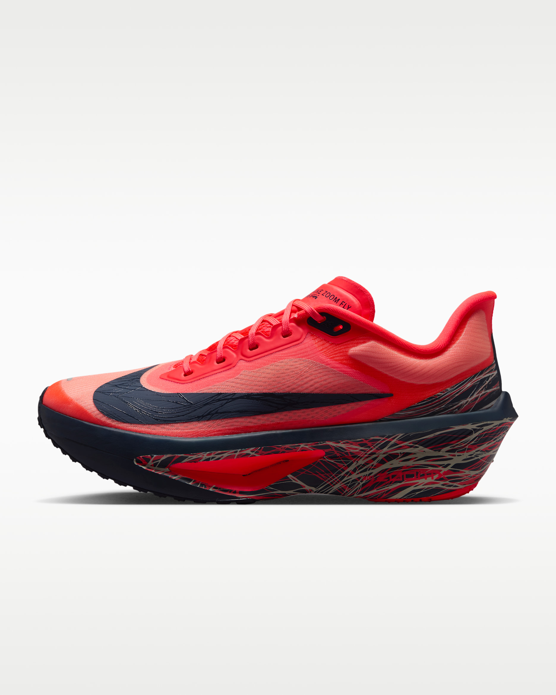 Nike Zoom Fly 6 — Bright Crimson/Obsidian/Light Bone/Obsidian