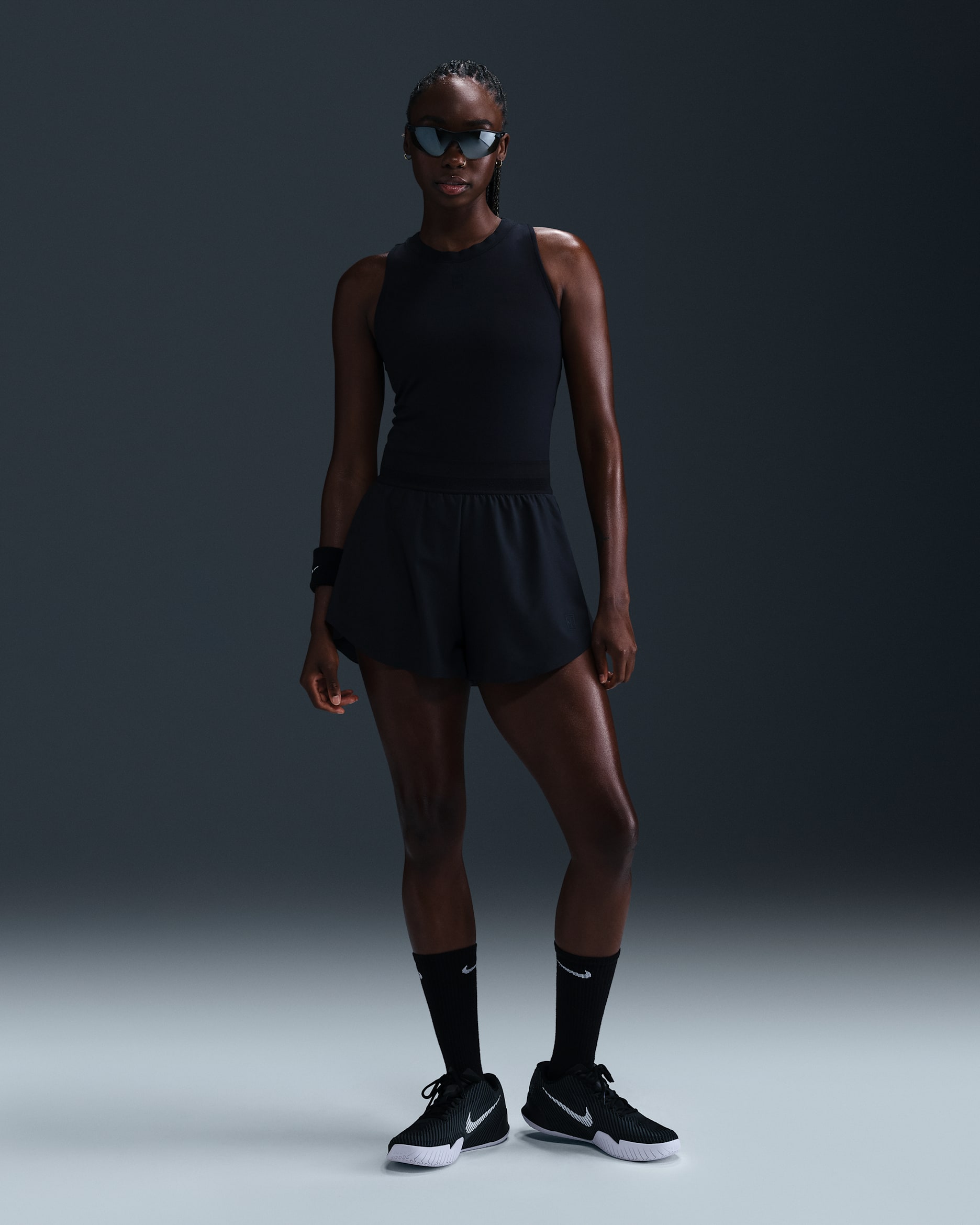 NikeCourt Ace Advantage — Black/Black