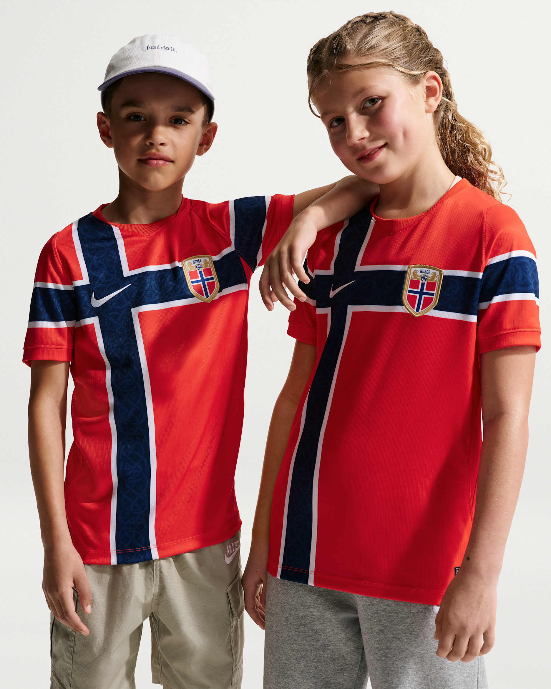 Norway National Team 2026 Stadium Home — Chile Red/Chile Red/White