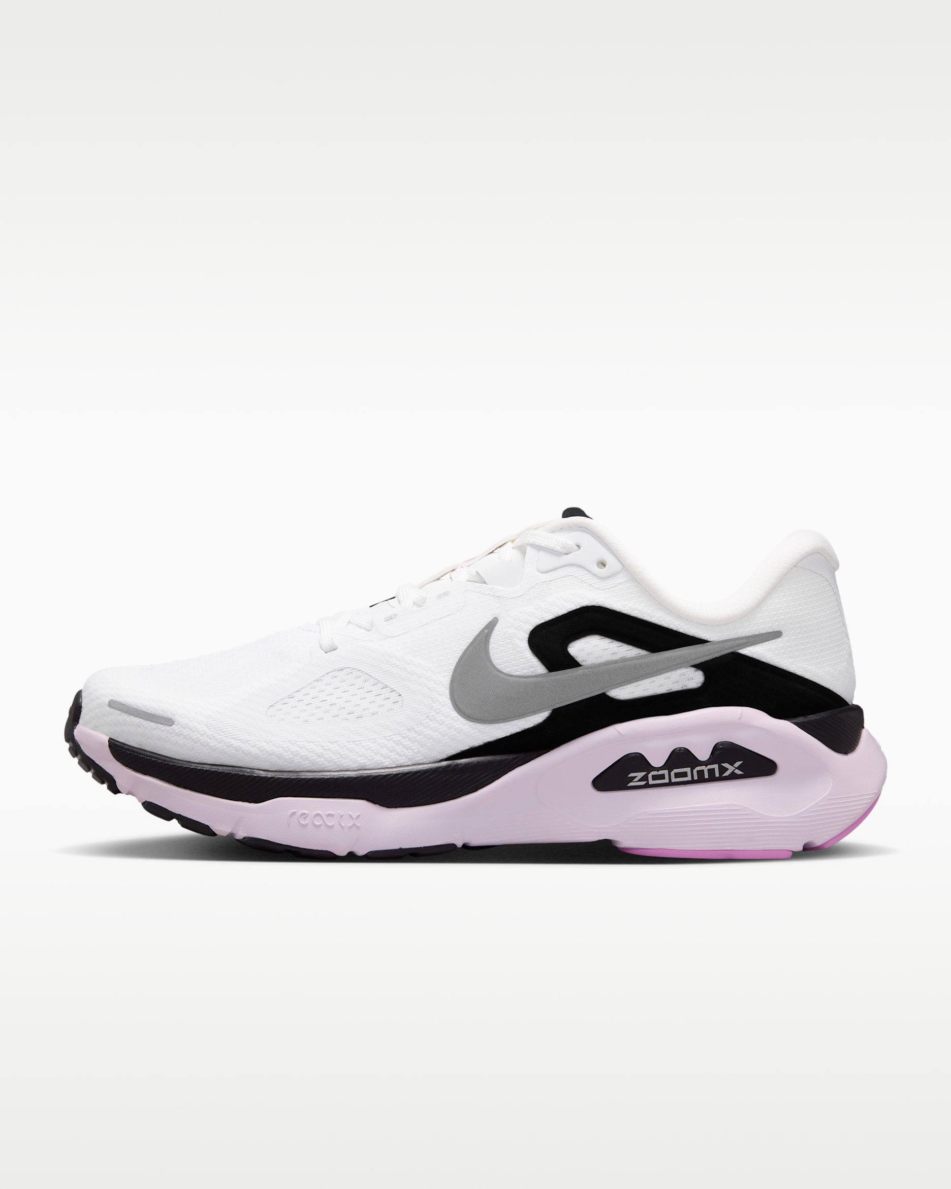 Nike Structure Plus — White/Black/Bleached Lilac/Metallic Silver