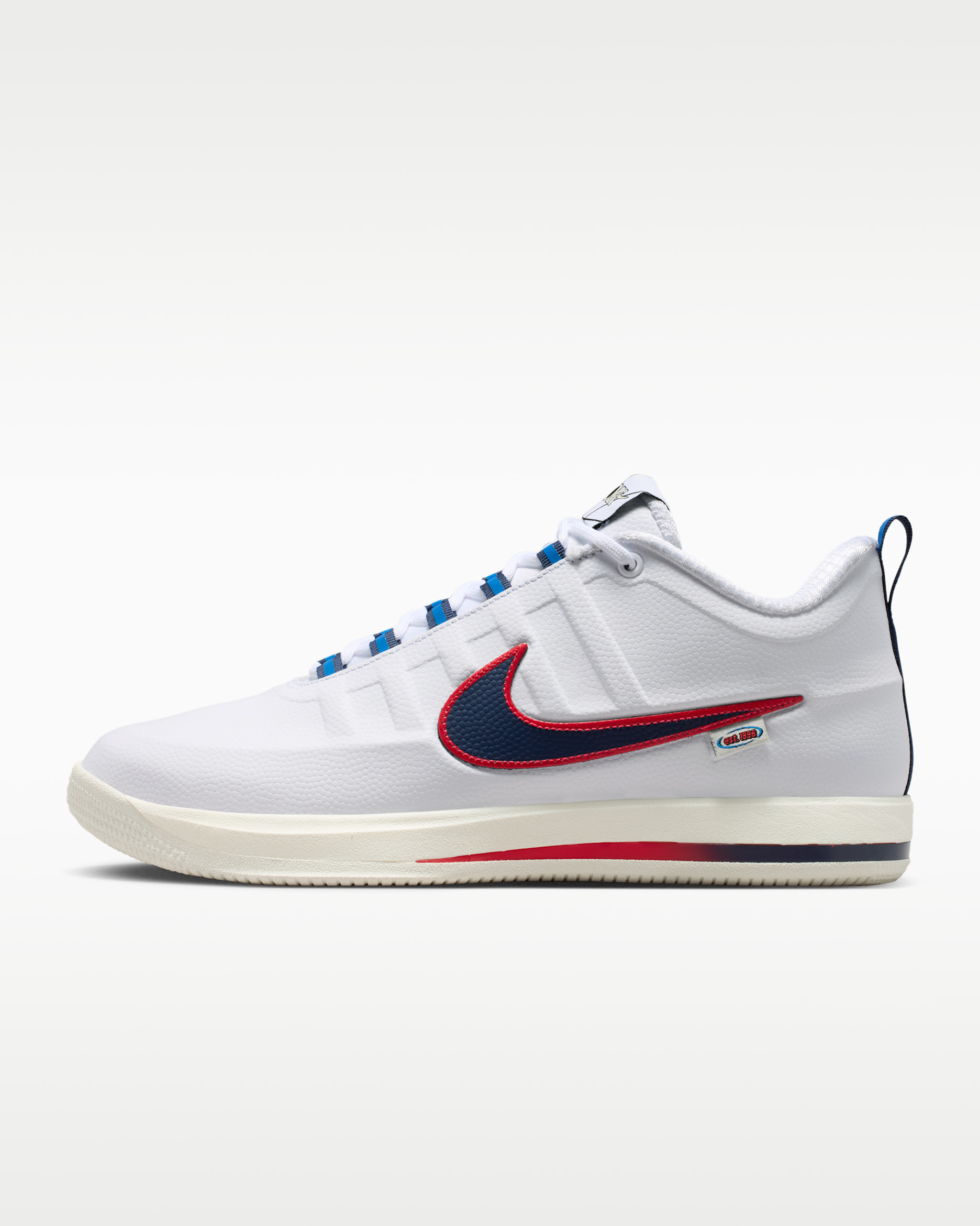 Book 2 "WNBA 30th" — White/Fireberry/Light Photo Blue/Midnight Navy