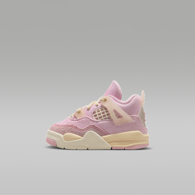 Jordan 4 Retro 'Pearl Pink and Iced Carmine' — Pearl Pink/Coconut Milk/Muslin/Iced Carmine