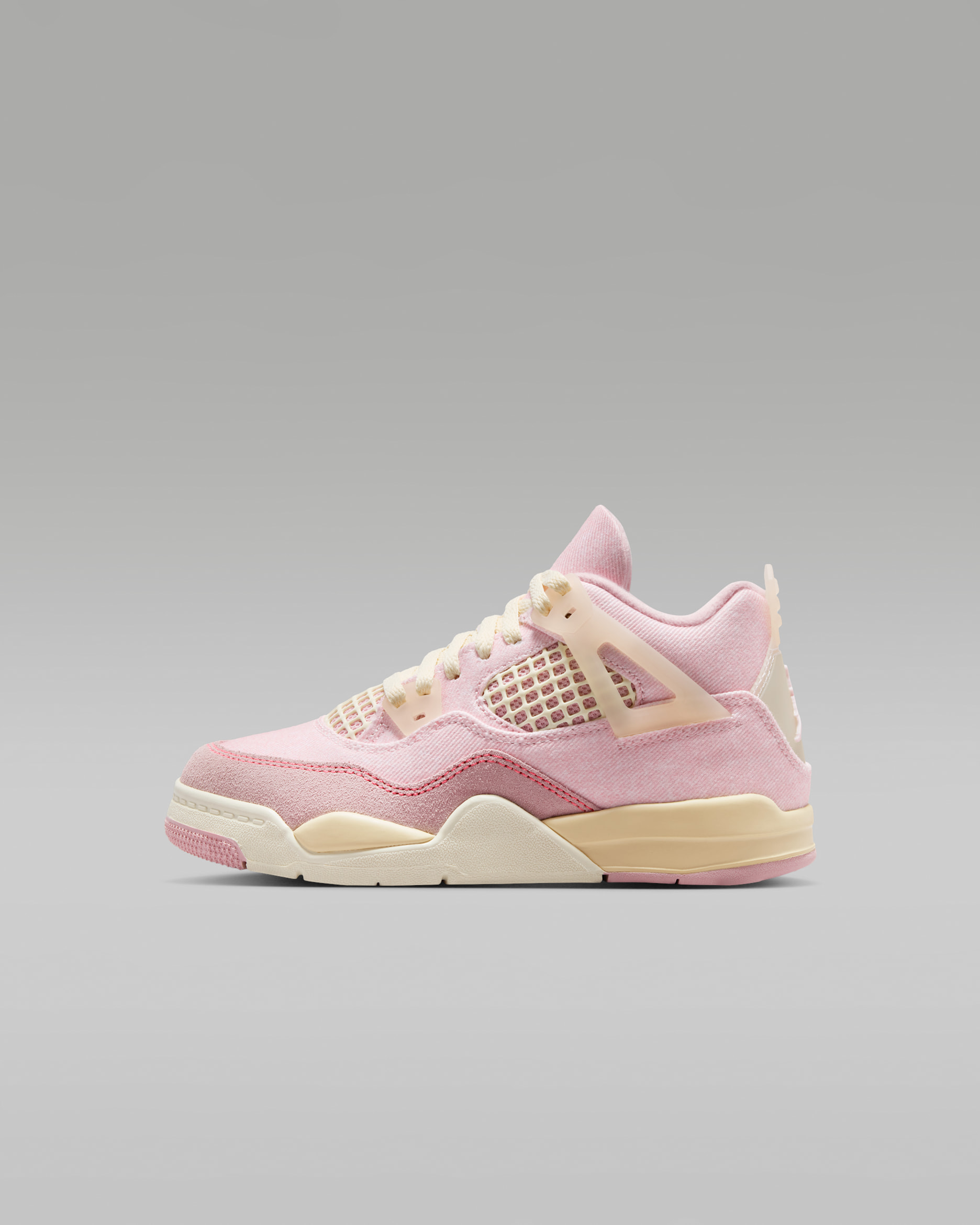 Jordan 4 Retro 'Pearl Pink and Iced Carmine' — Pearl Pink/Coconut Milk/Muslin/Iced Carmine