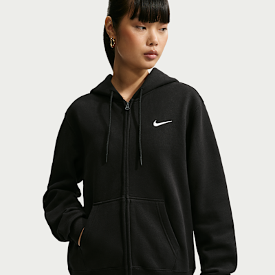 Nike Studio Fleece Medium Weight — Total Black/Sail