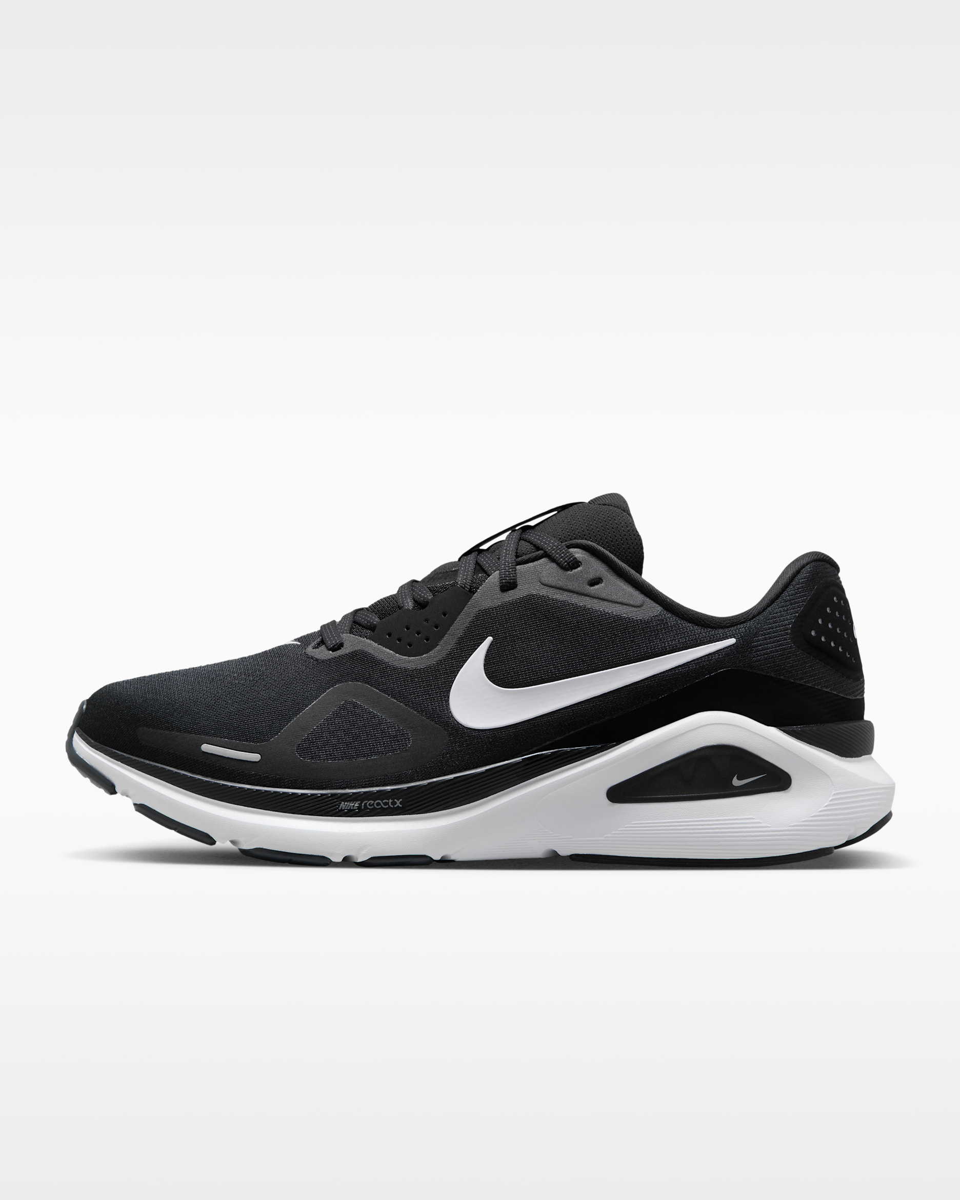 Nike Structure 26 — Black/Wolf Grey/Metallic Silver/White