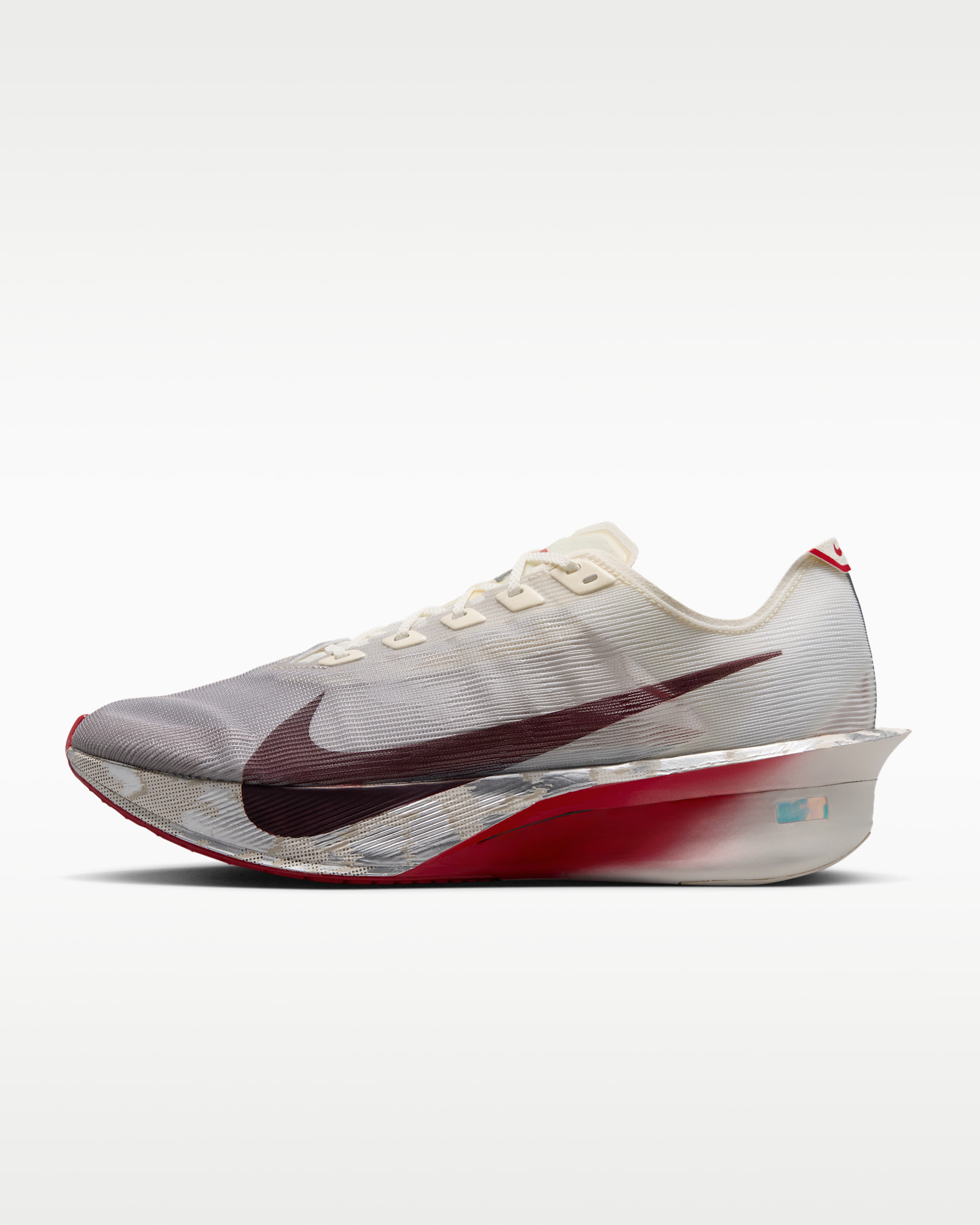Nike Vaporfly 4 — Sail/Phantom/Light Boulder/University Red