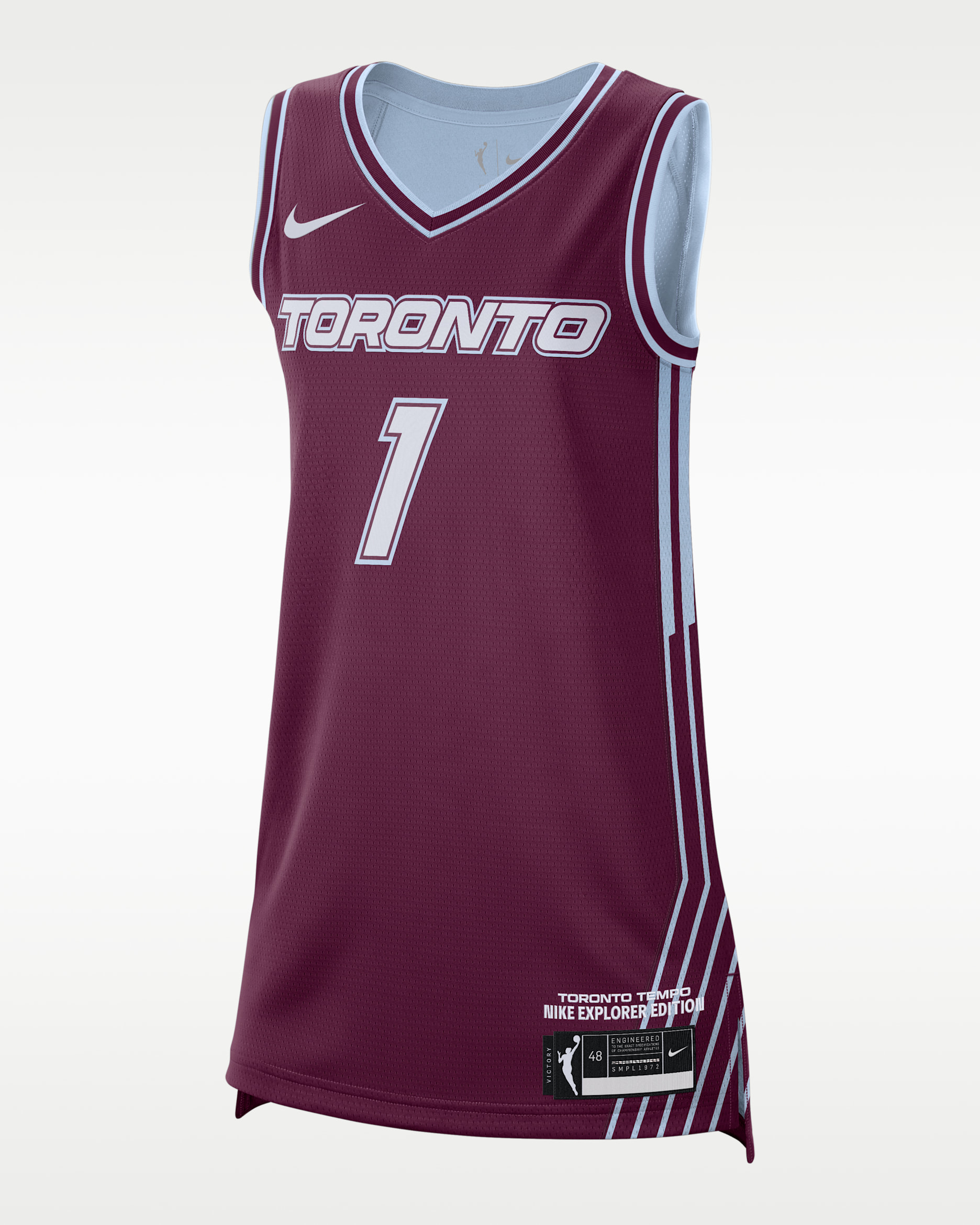 Kiki Rice Toronto Tempo 2026 — Bordeaux/Hydrogen Blue