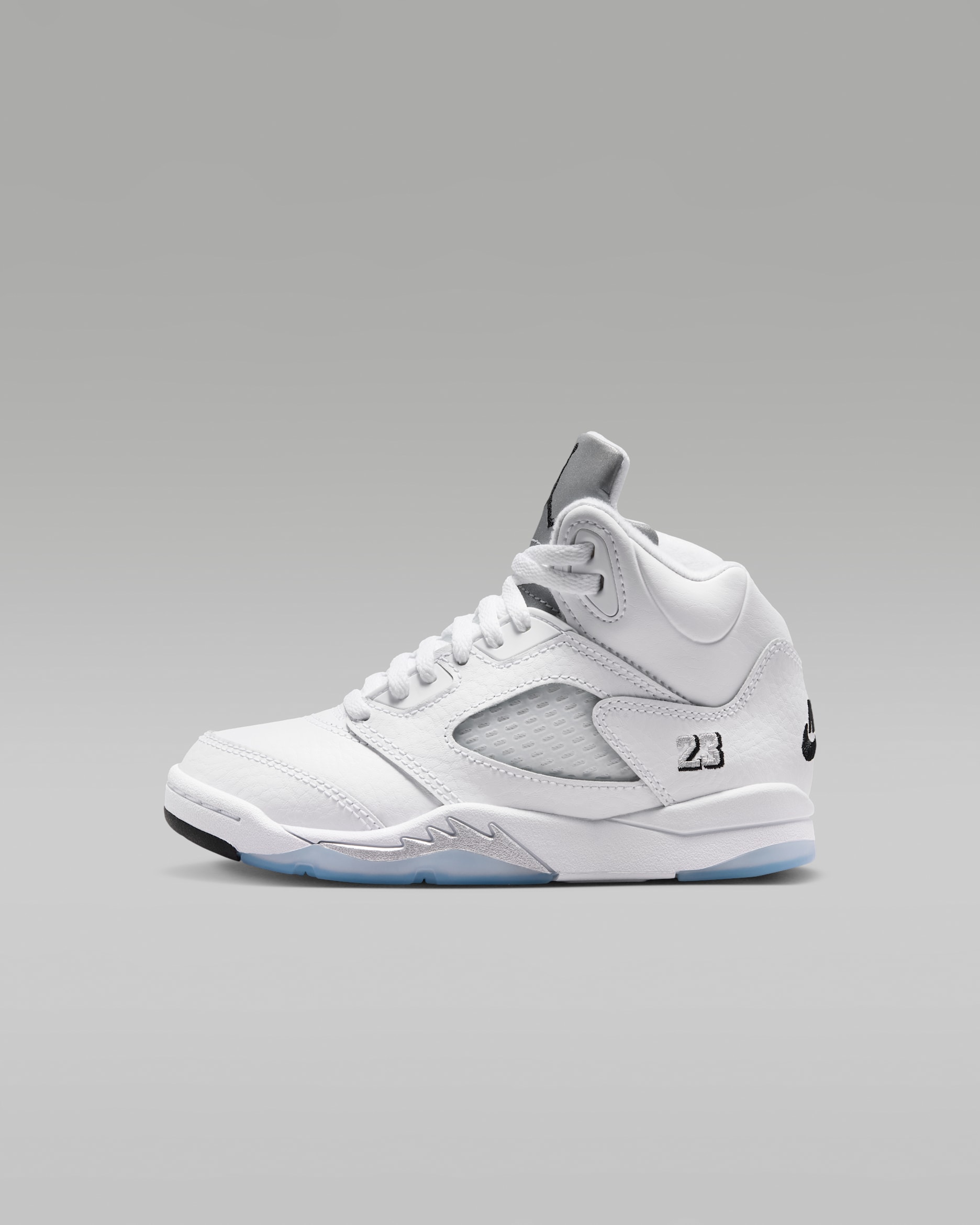 Jordan 5 Retro OG 'White Metallic' — White/Metallic Silver/Black