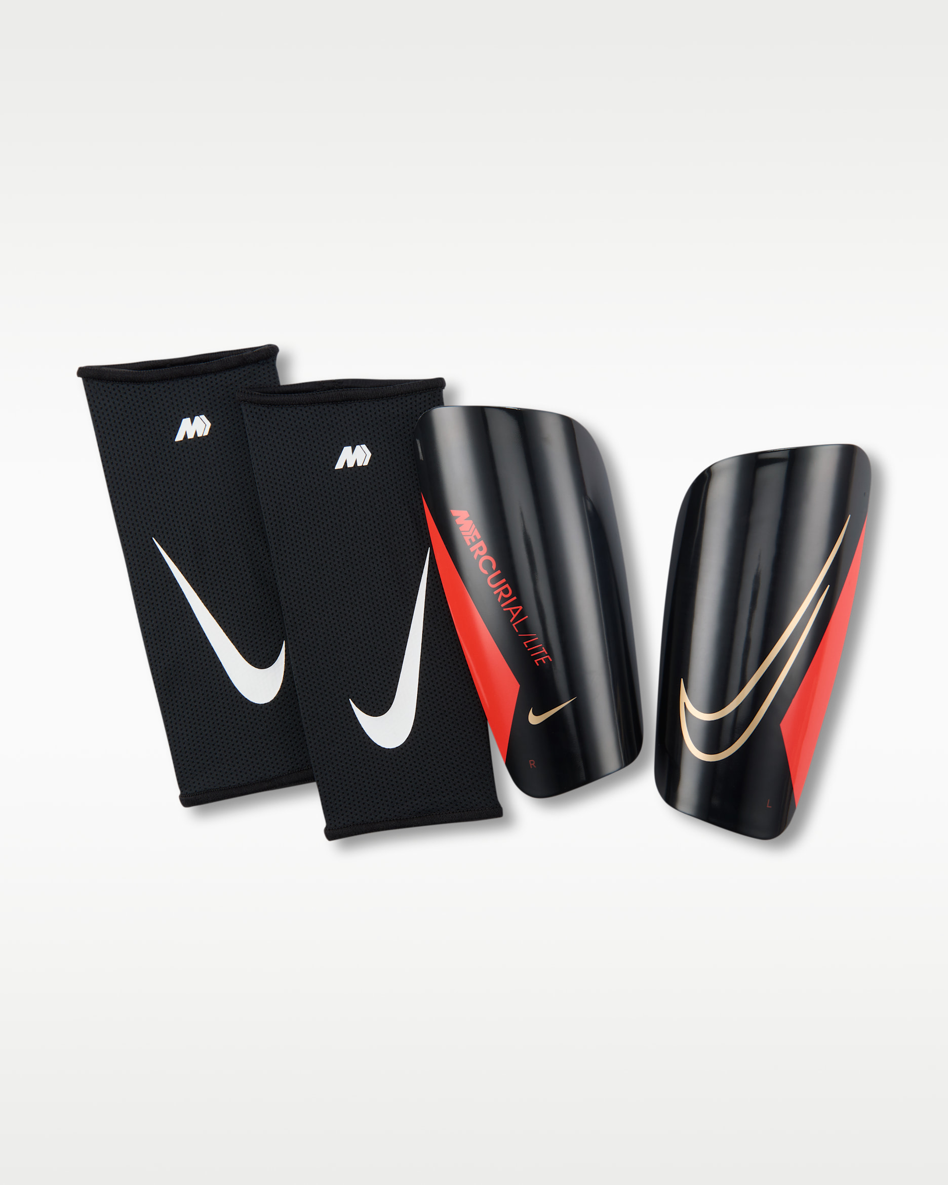 Nike Mercurial Lite — Black/Bright Crimson/Blur