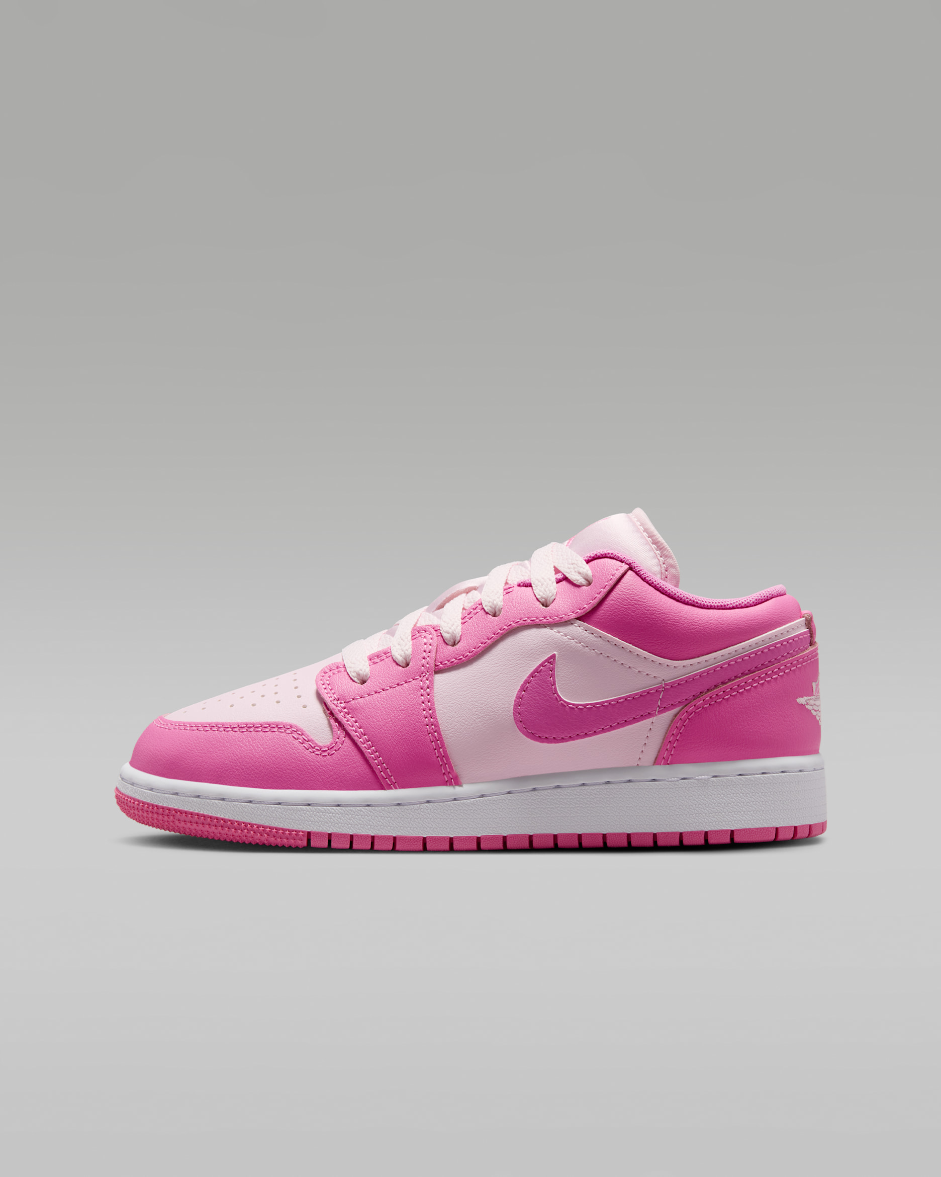 Air Jordan 1 Low — China Rose/White/Pink Foam